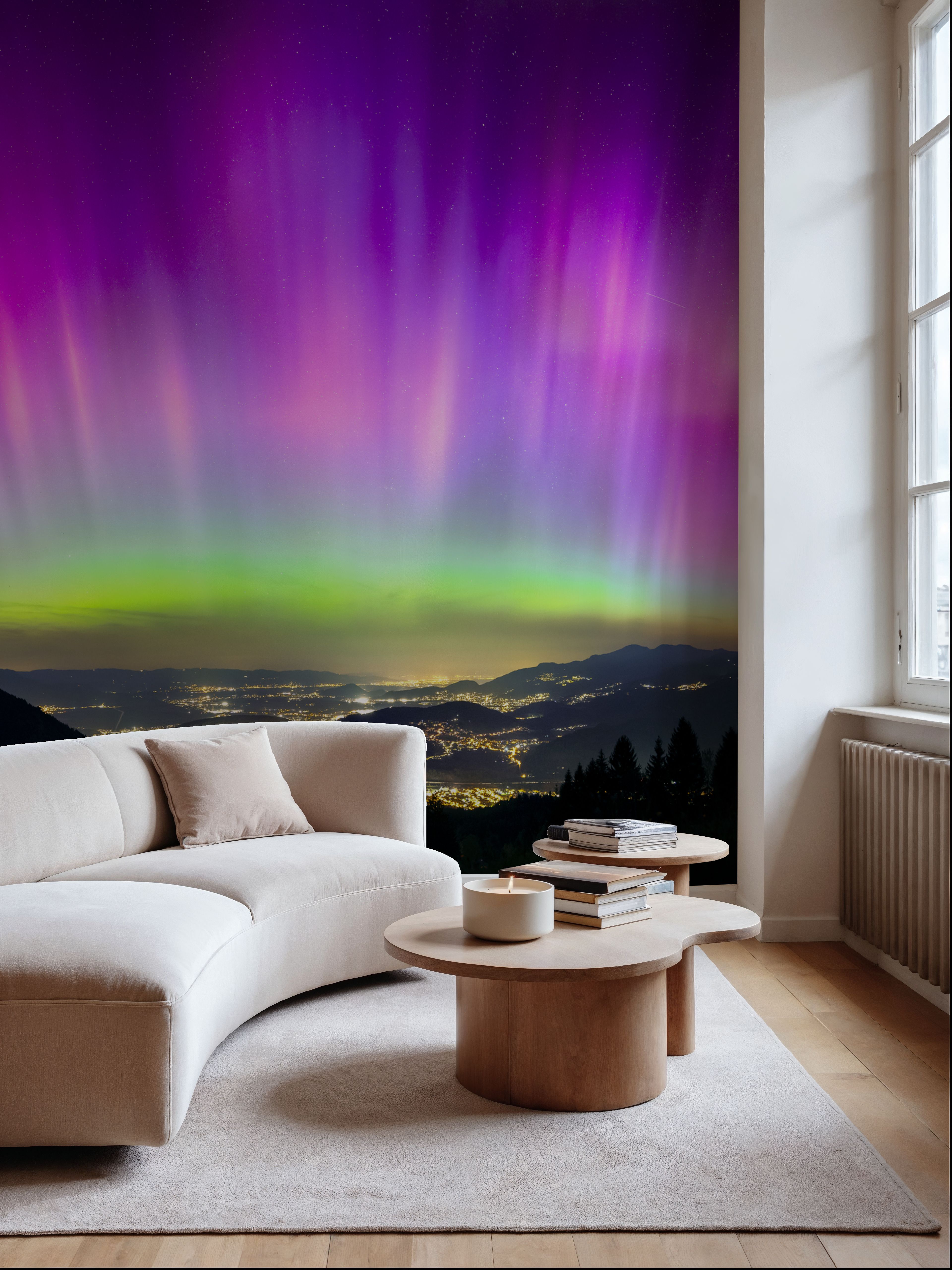 Pink Northern Lights