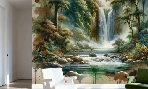 Tropical Waterfall