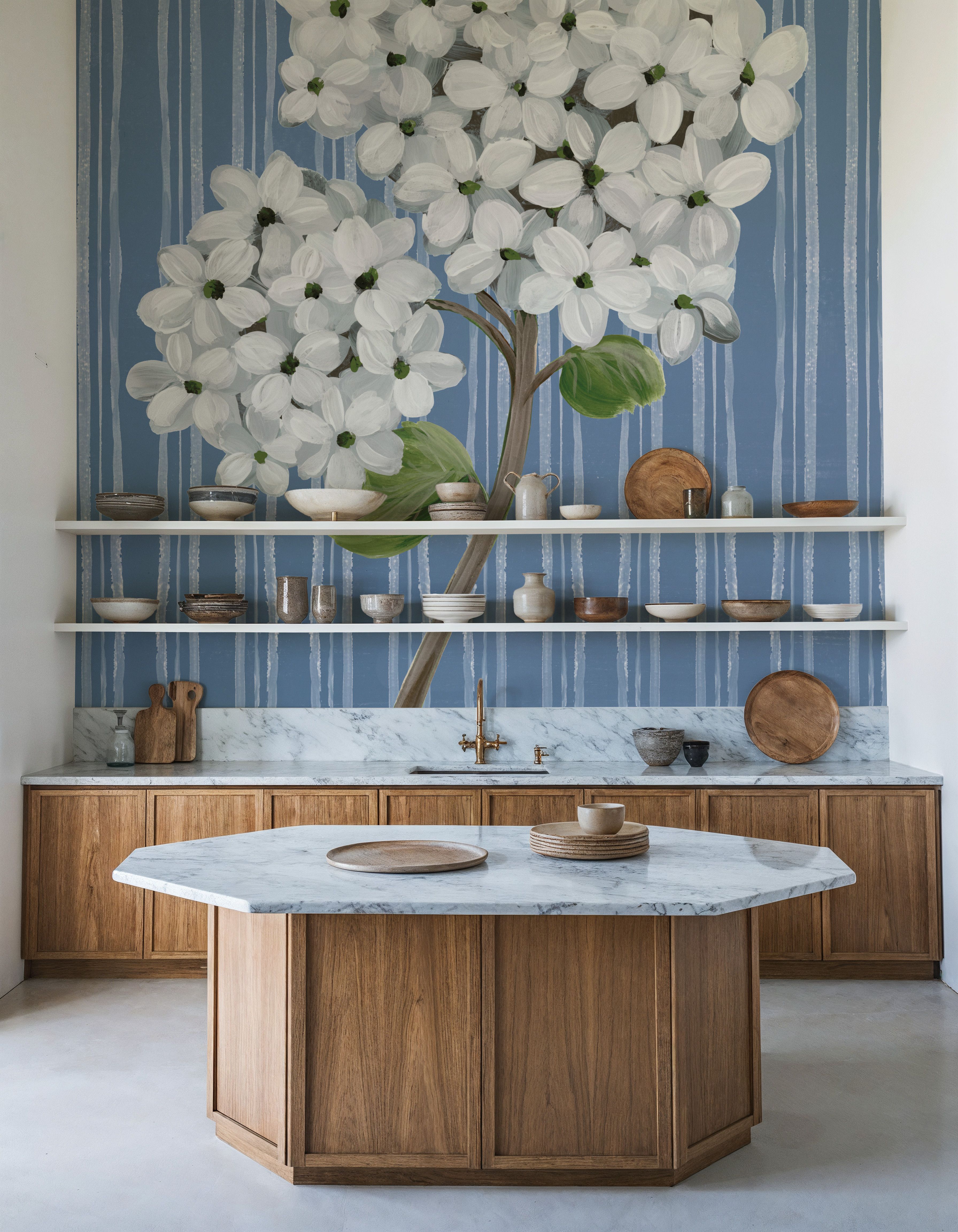 French Blue Hydrangeas II