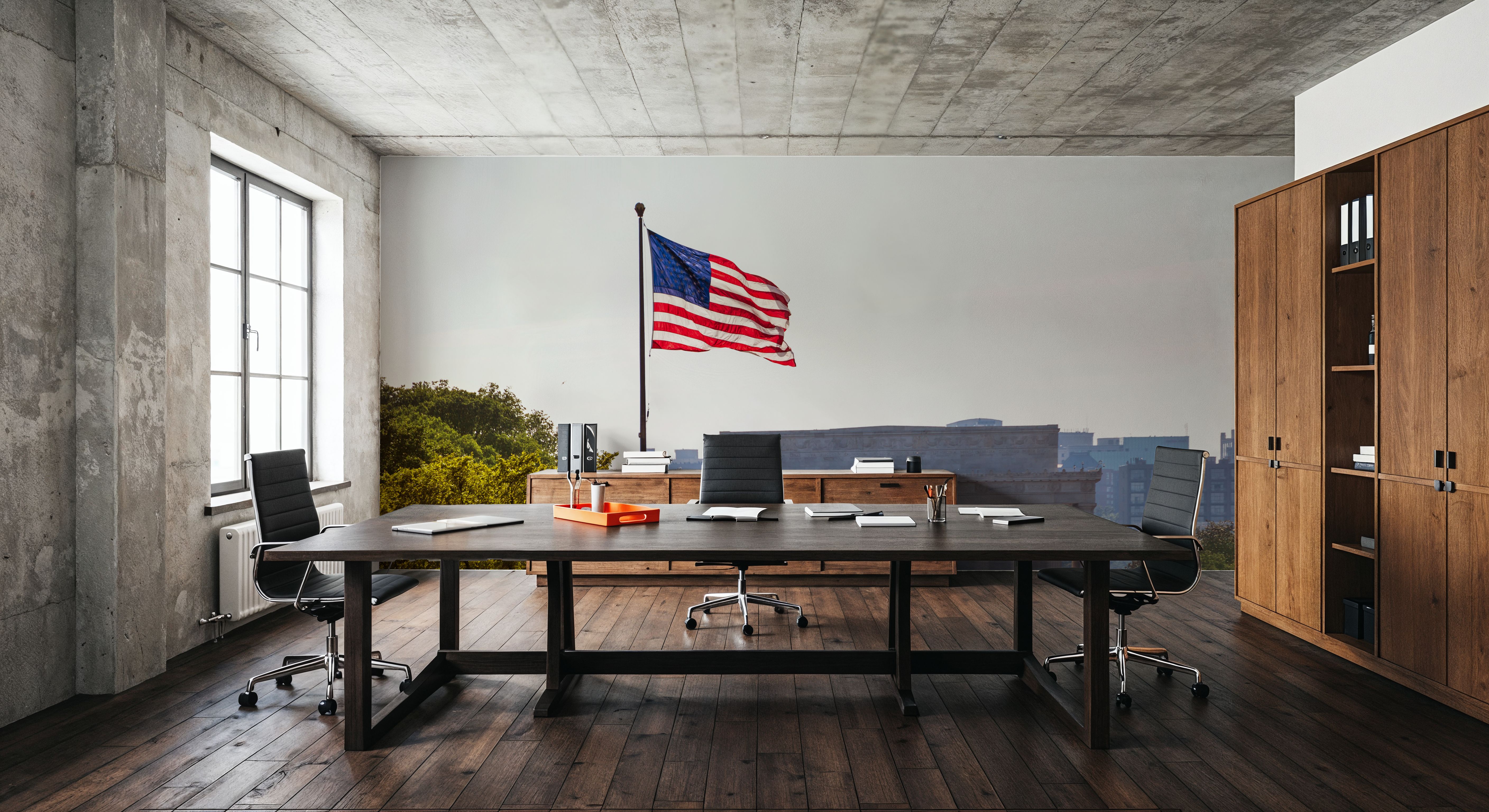 Patriotic Lincoln Memorial