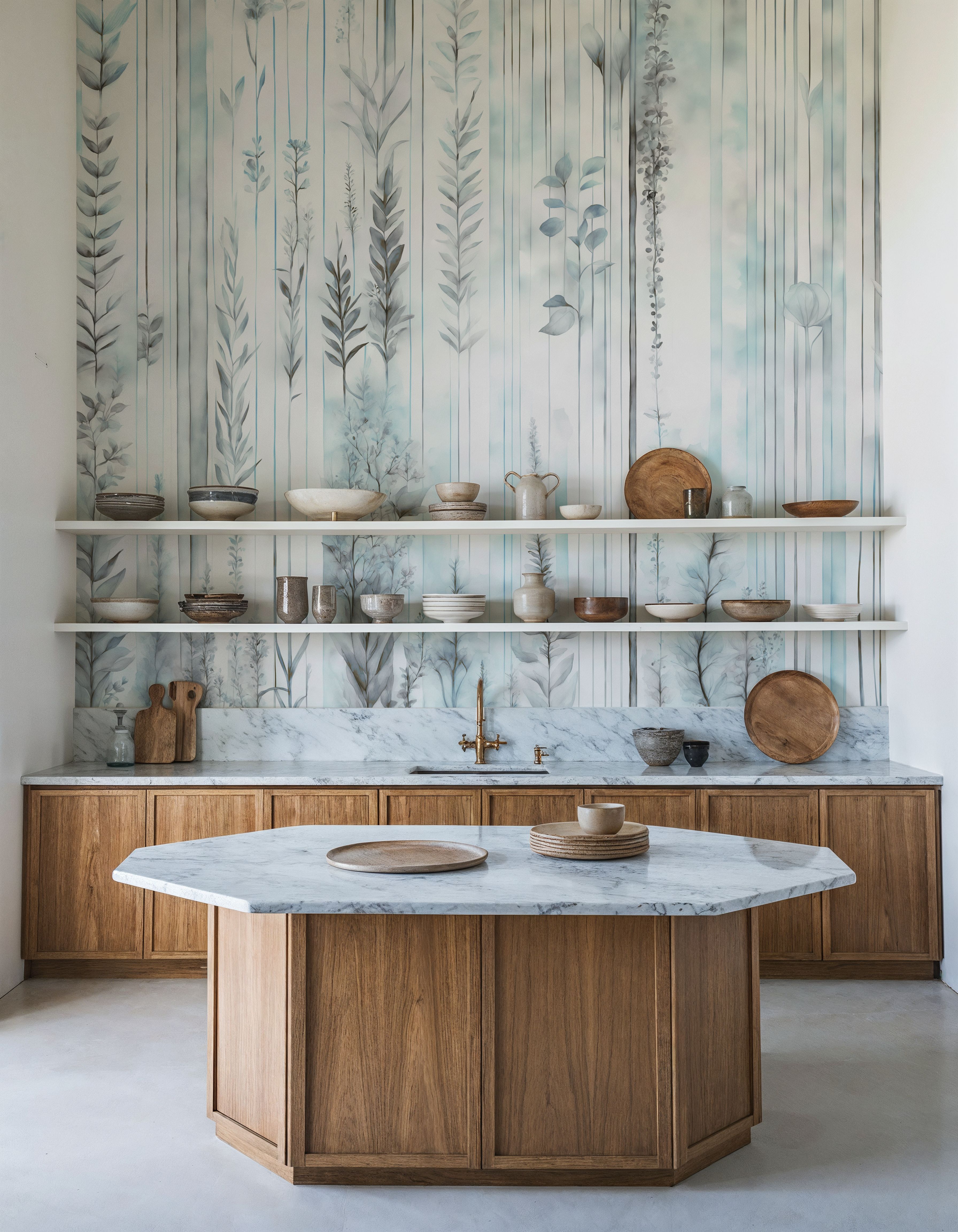 Botanical Wall Teal
