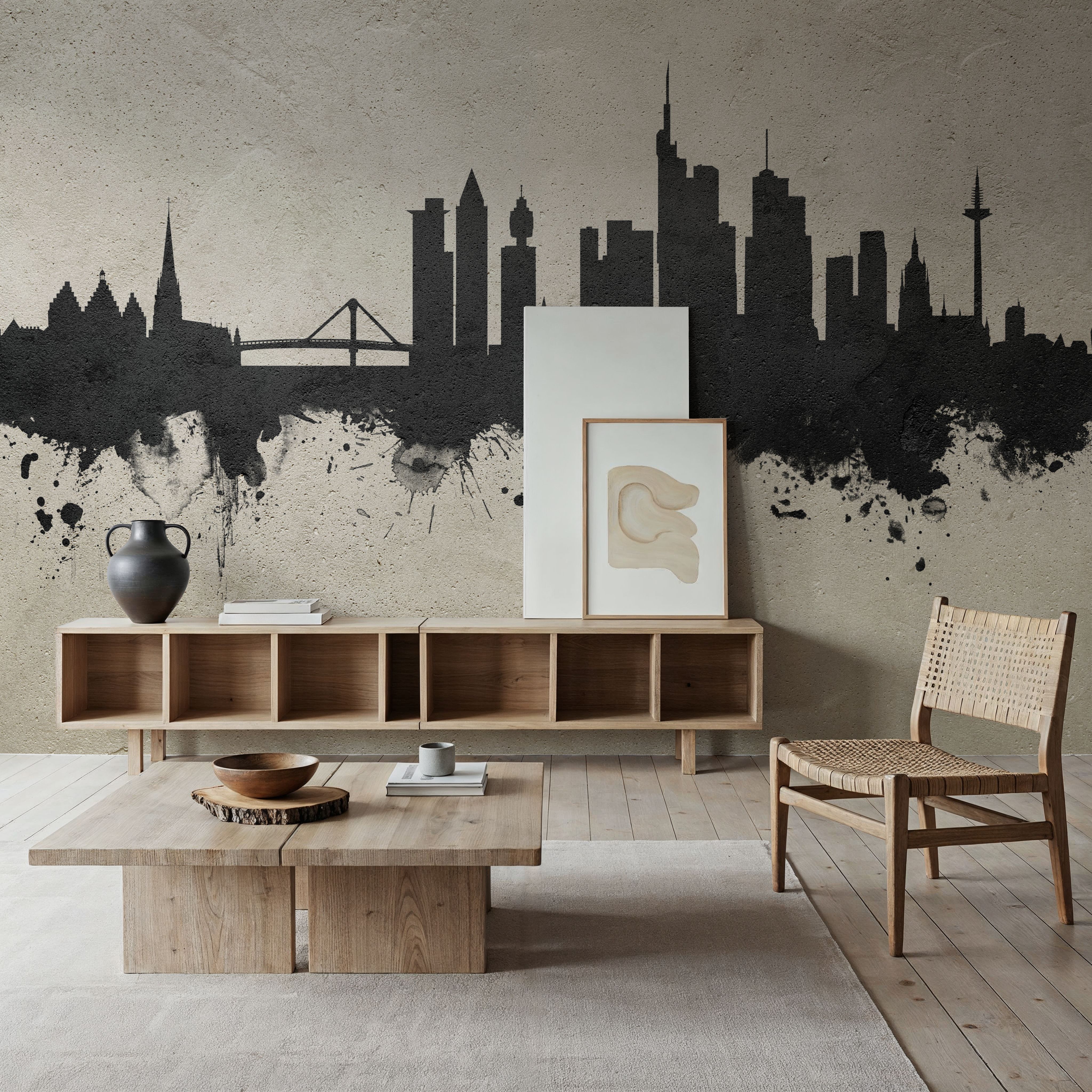 Frankfurt Skyline Concrete