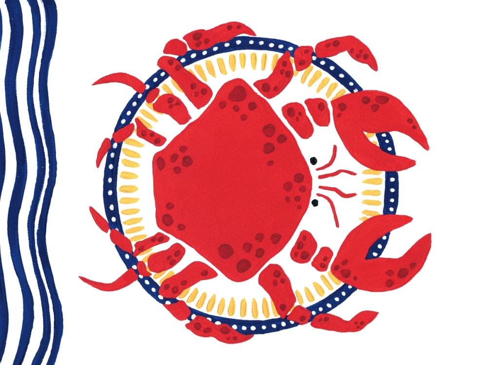 Kitschy Coastal Crab