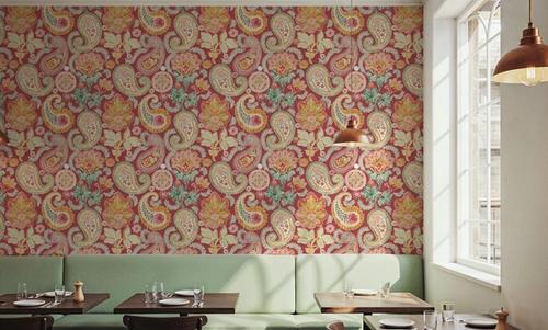 Harvest Paisley Mini Red