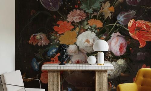 Still Life with Flowers And a Watch