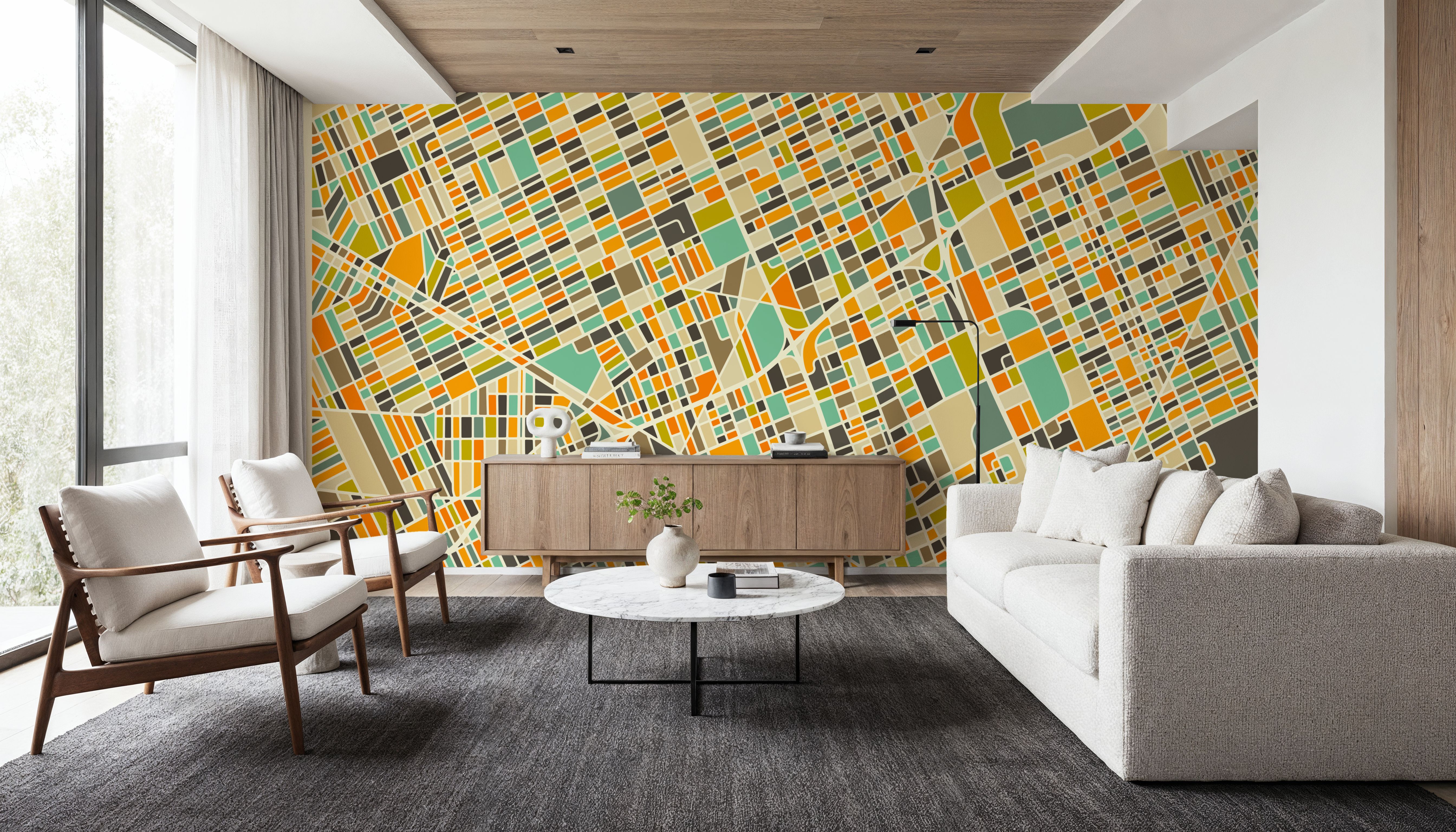 Modern Detroit, Wallpaper