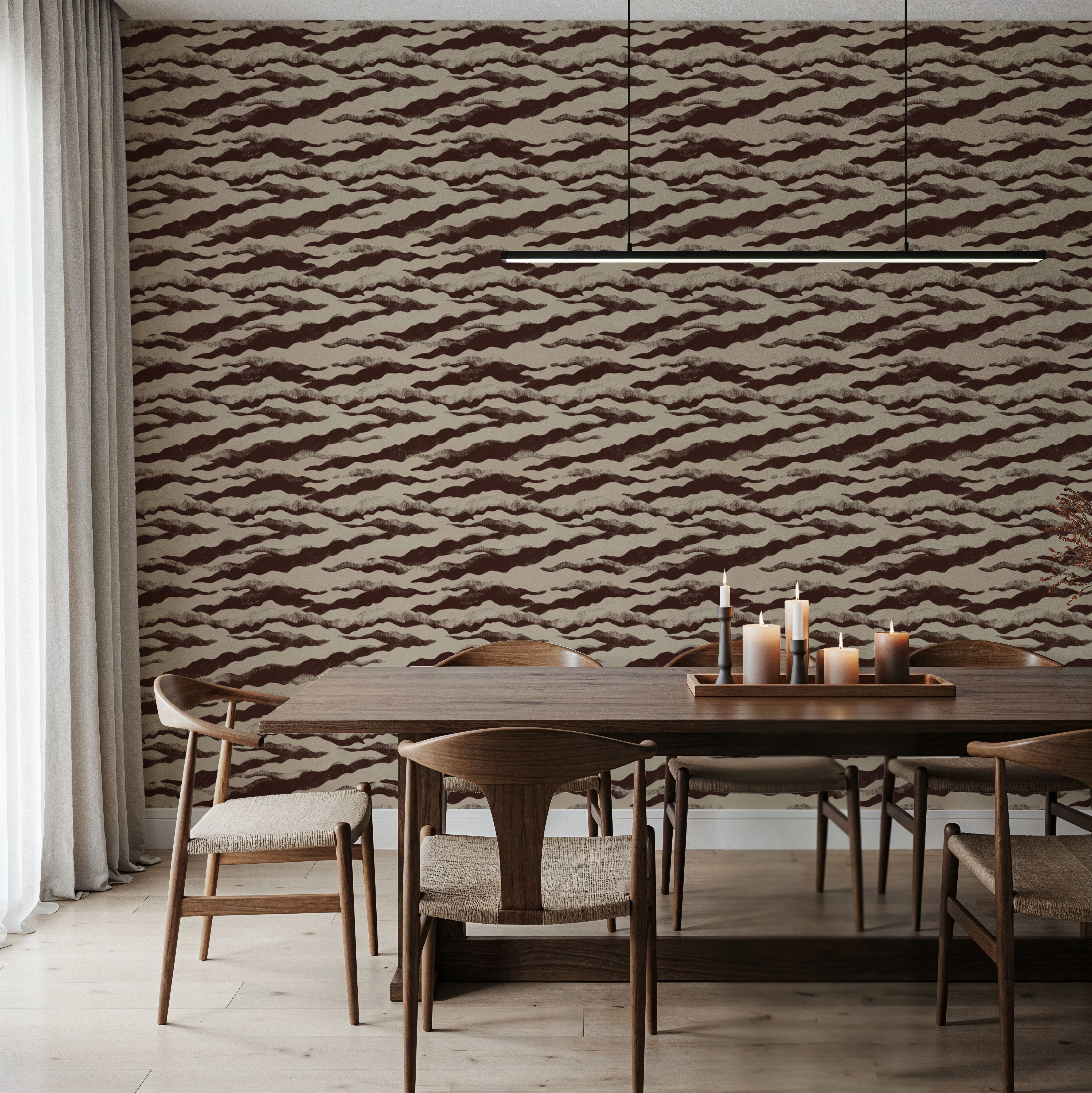 Terra Sauvage, Oxblood, Papel de parede