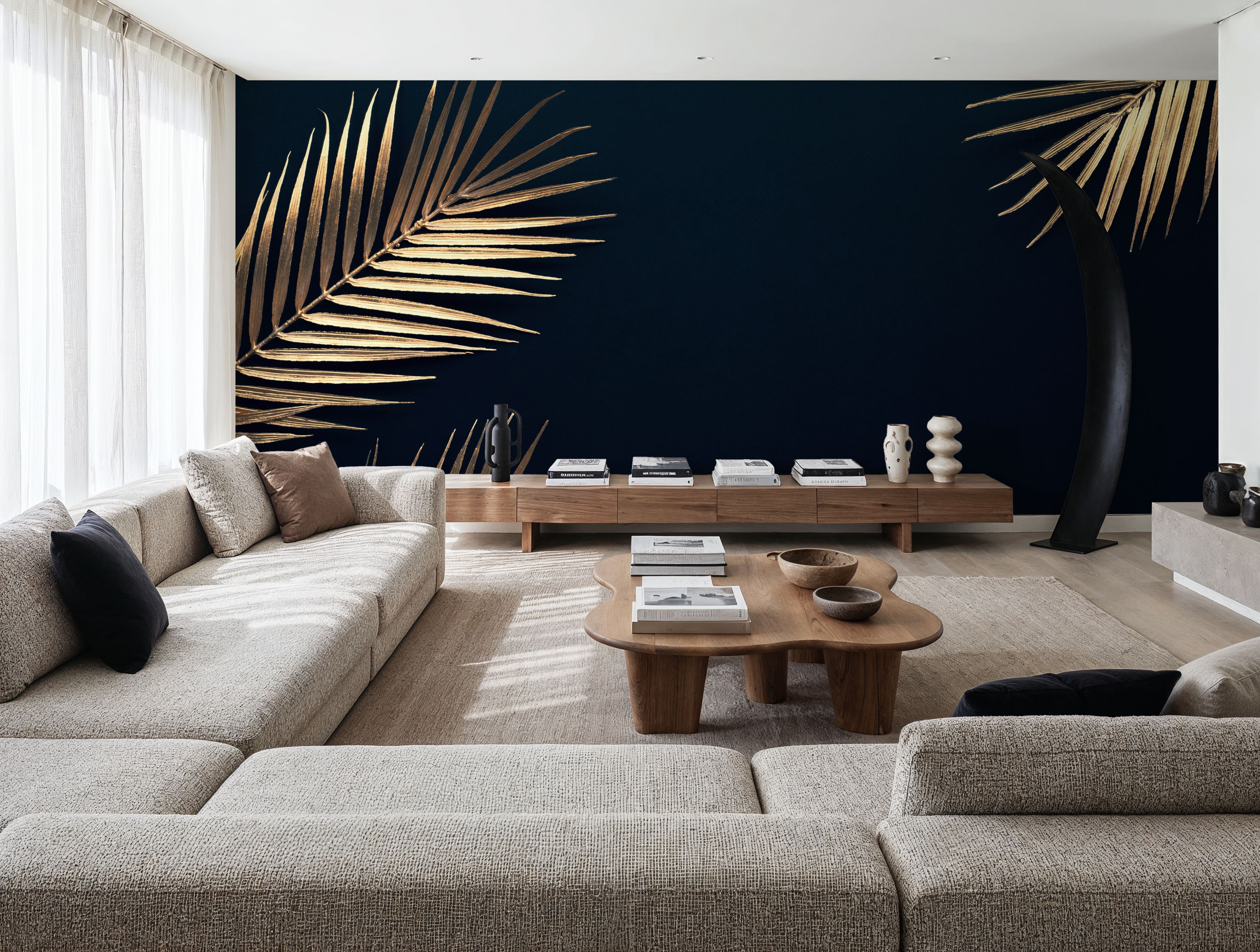 Botanical Gold, Wallpaper