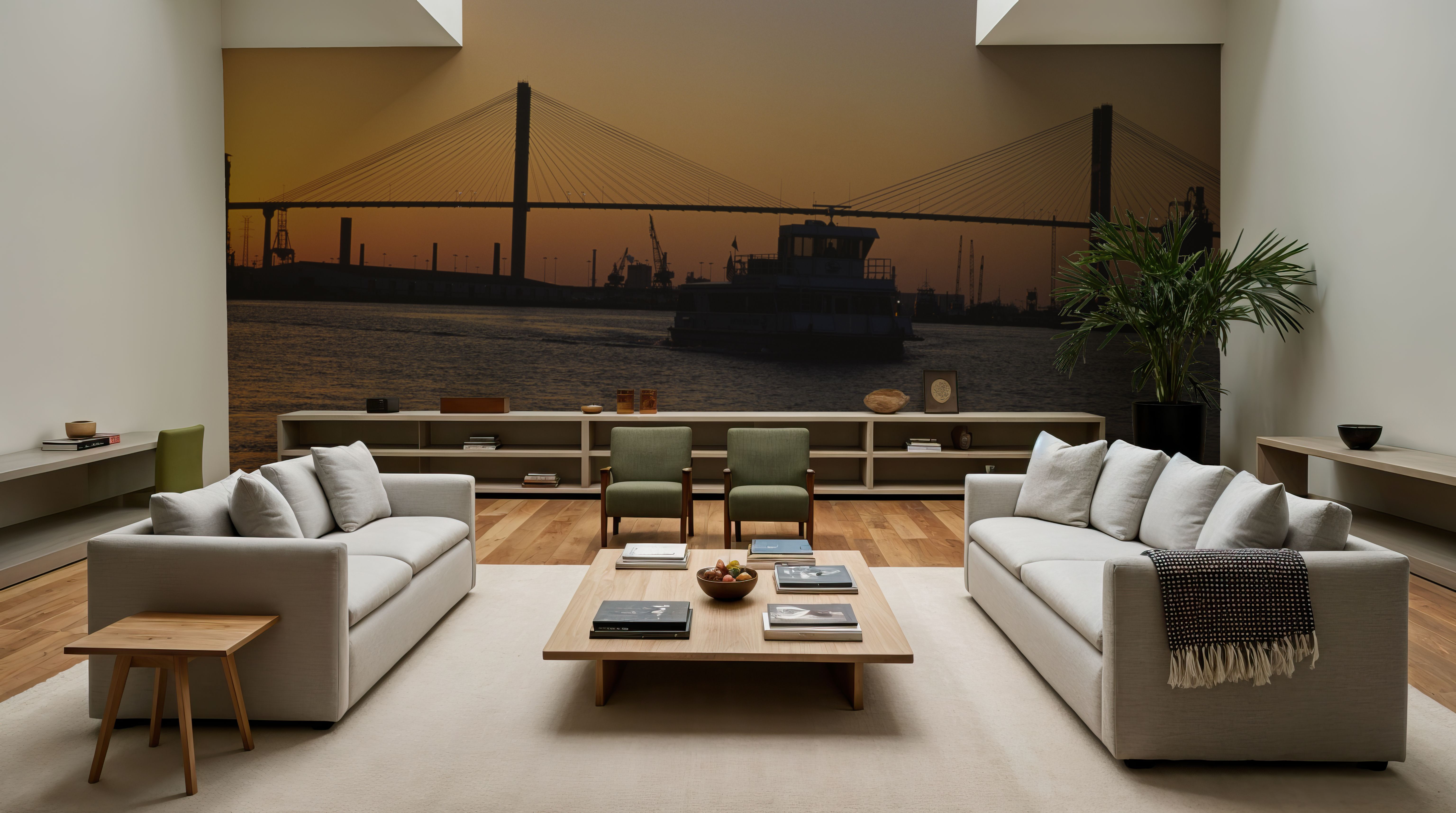 Golden Bridge Silhouette,