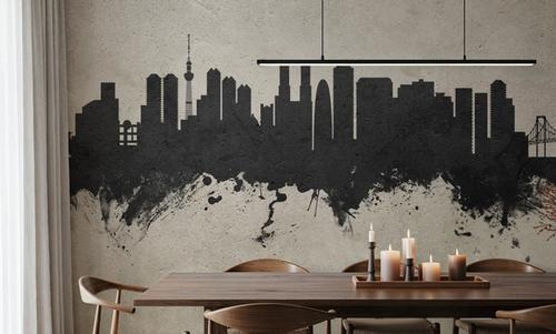 Tokyo Japan Skyline Concrete