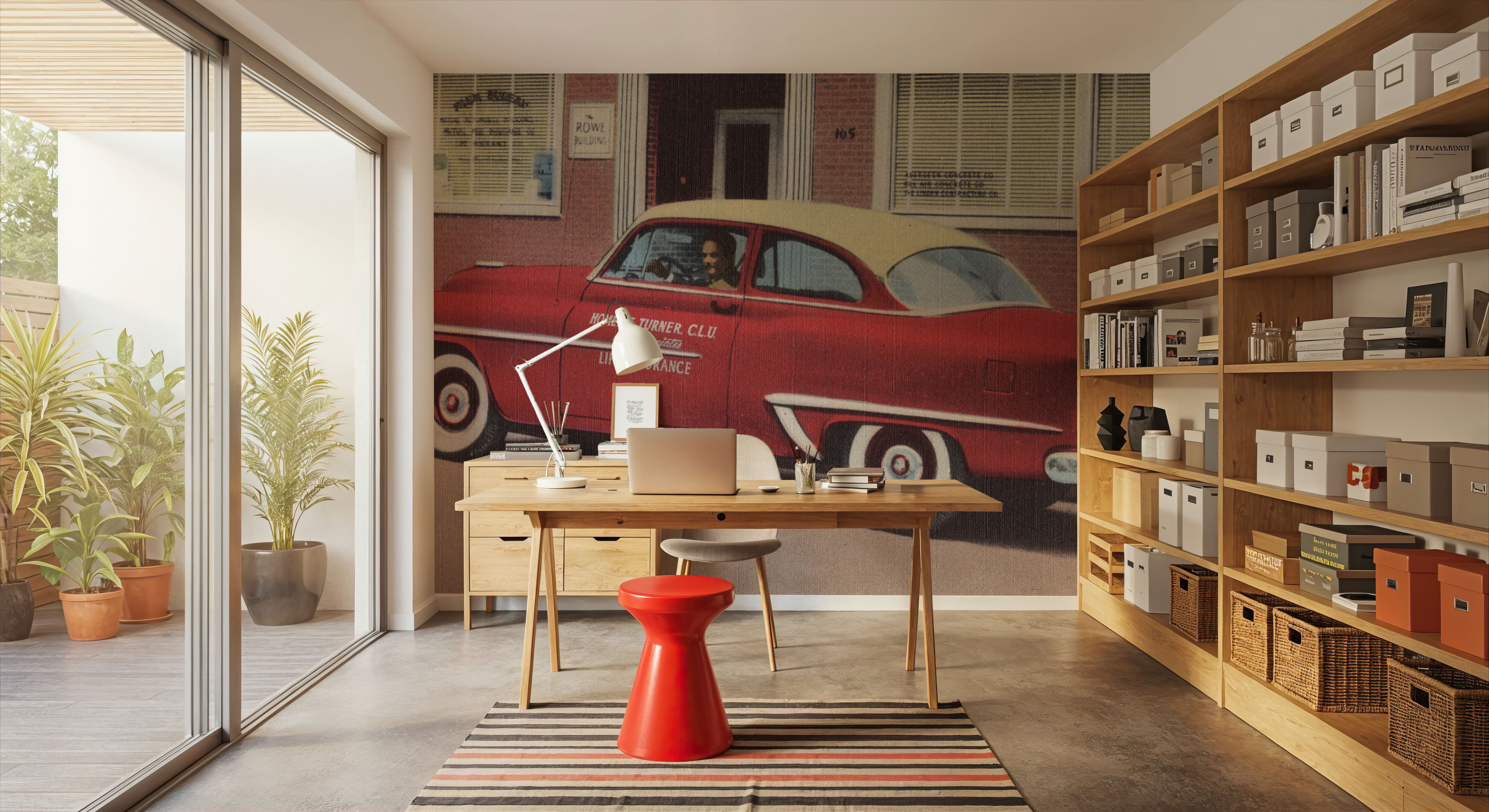 Greetings from your Life Insurance - Screenprint Postcard