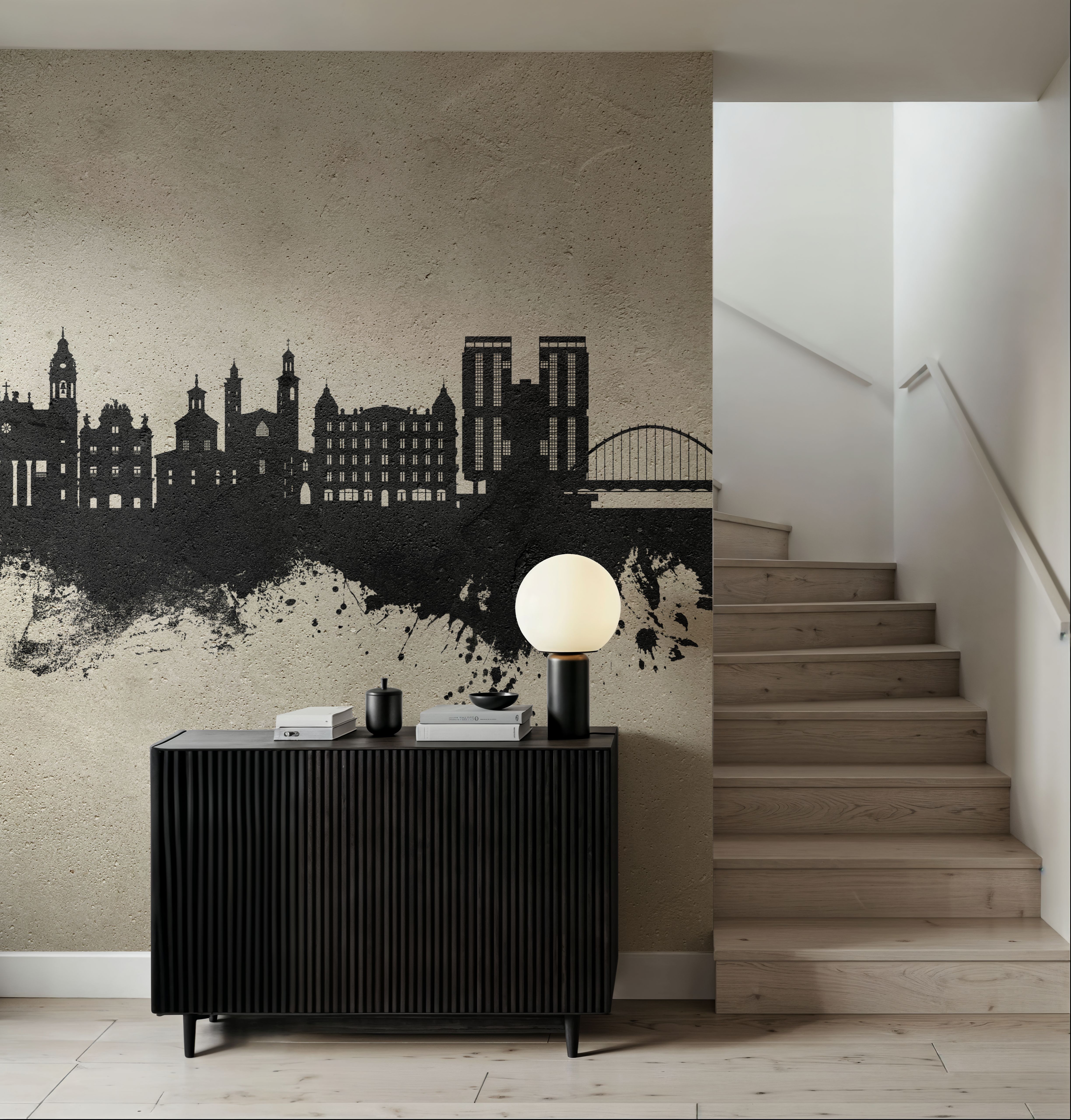 Pamplona Spain Skyline Concrete