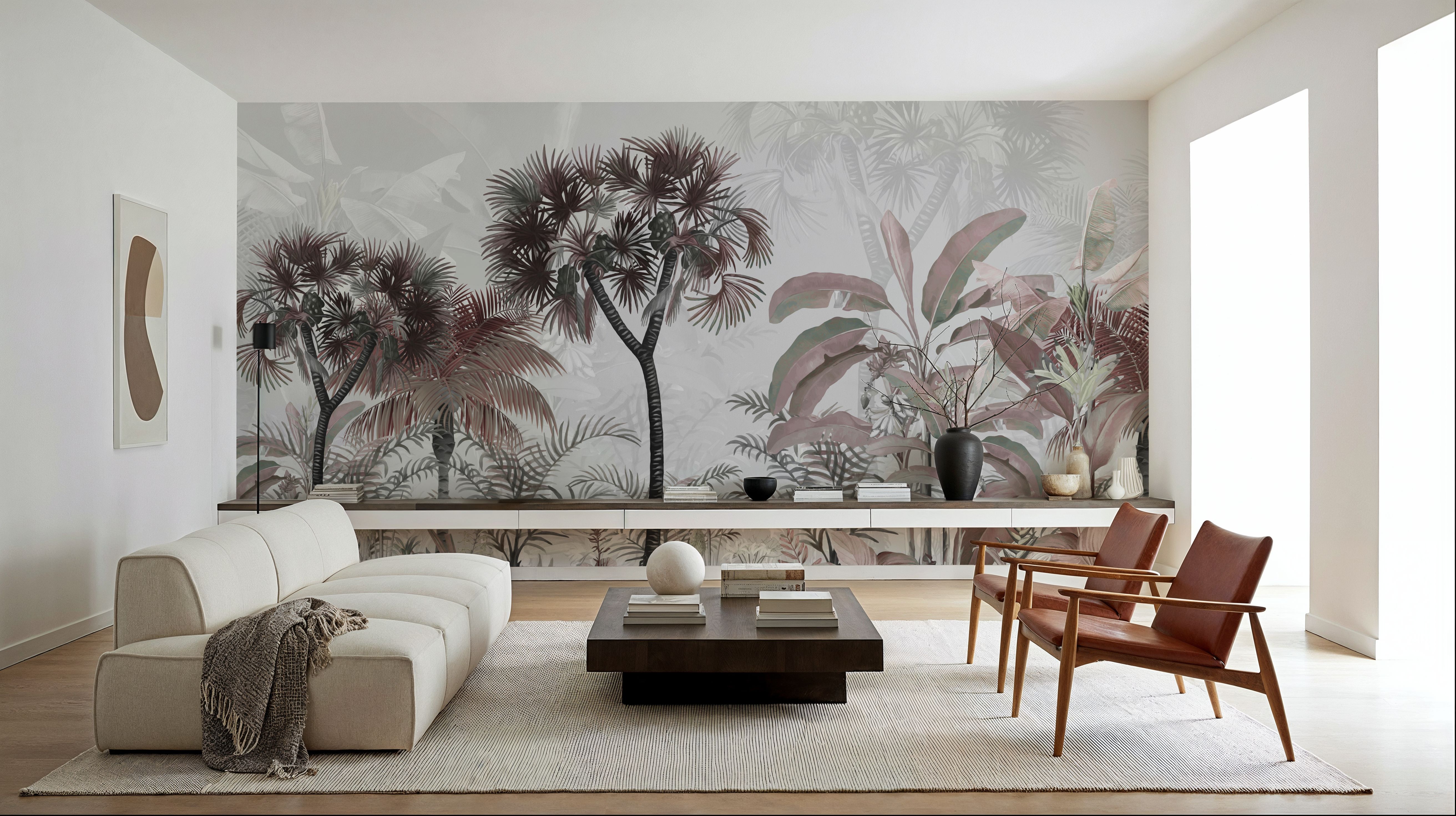 Tropical Forest Strolls Light Blue