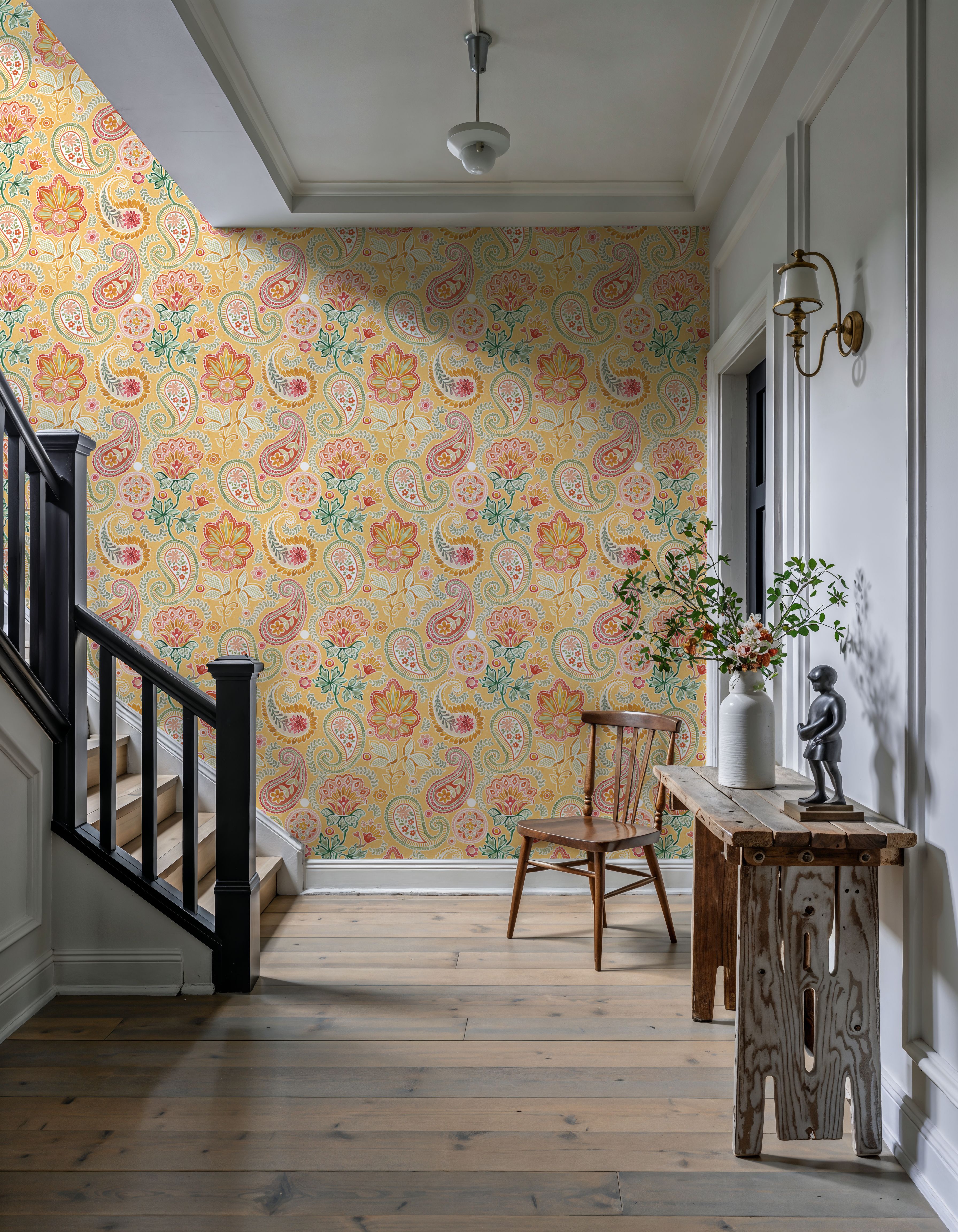 Harvest Paisley Mini Yellow