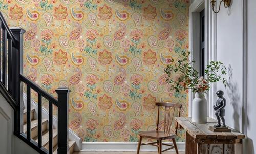 Harvest Paisley Mini Yellow
