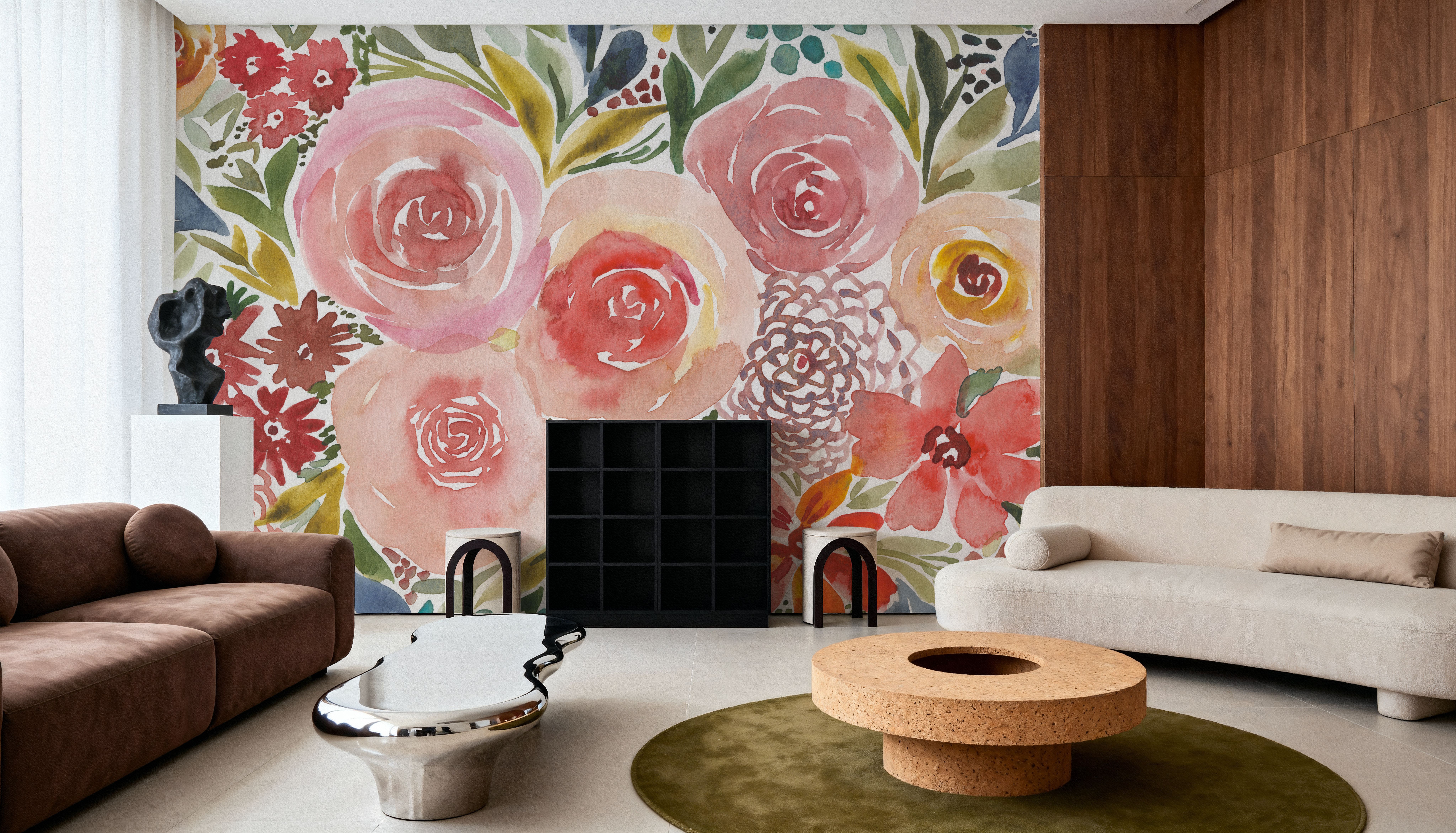 Floral Focus, Papier peint