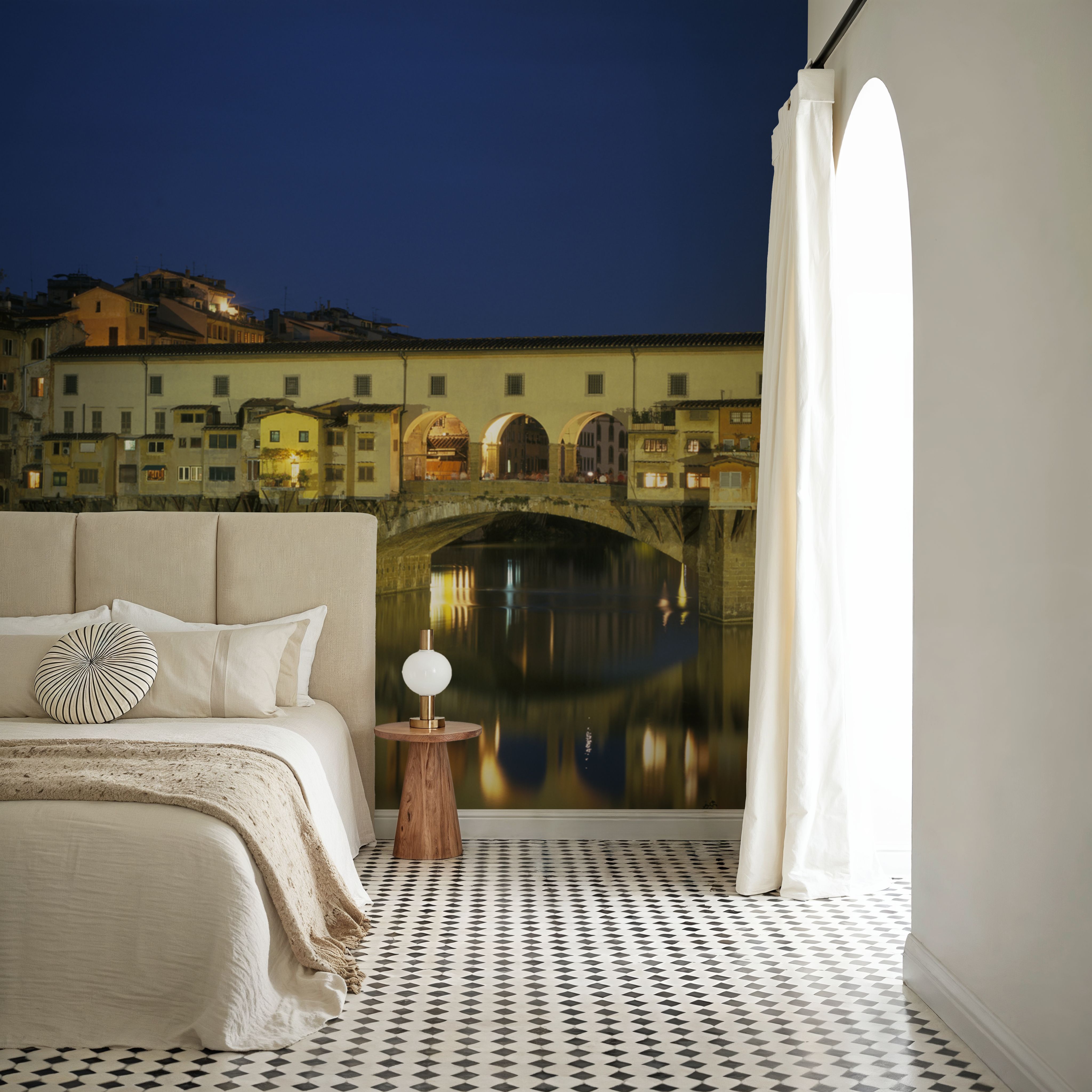 Riverside Bridge Twilight