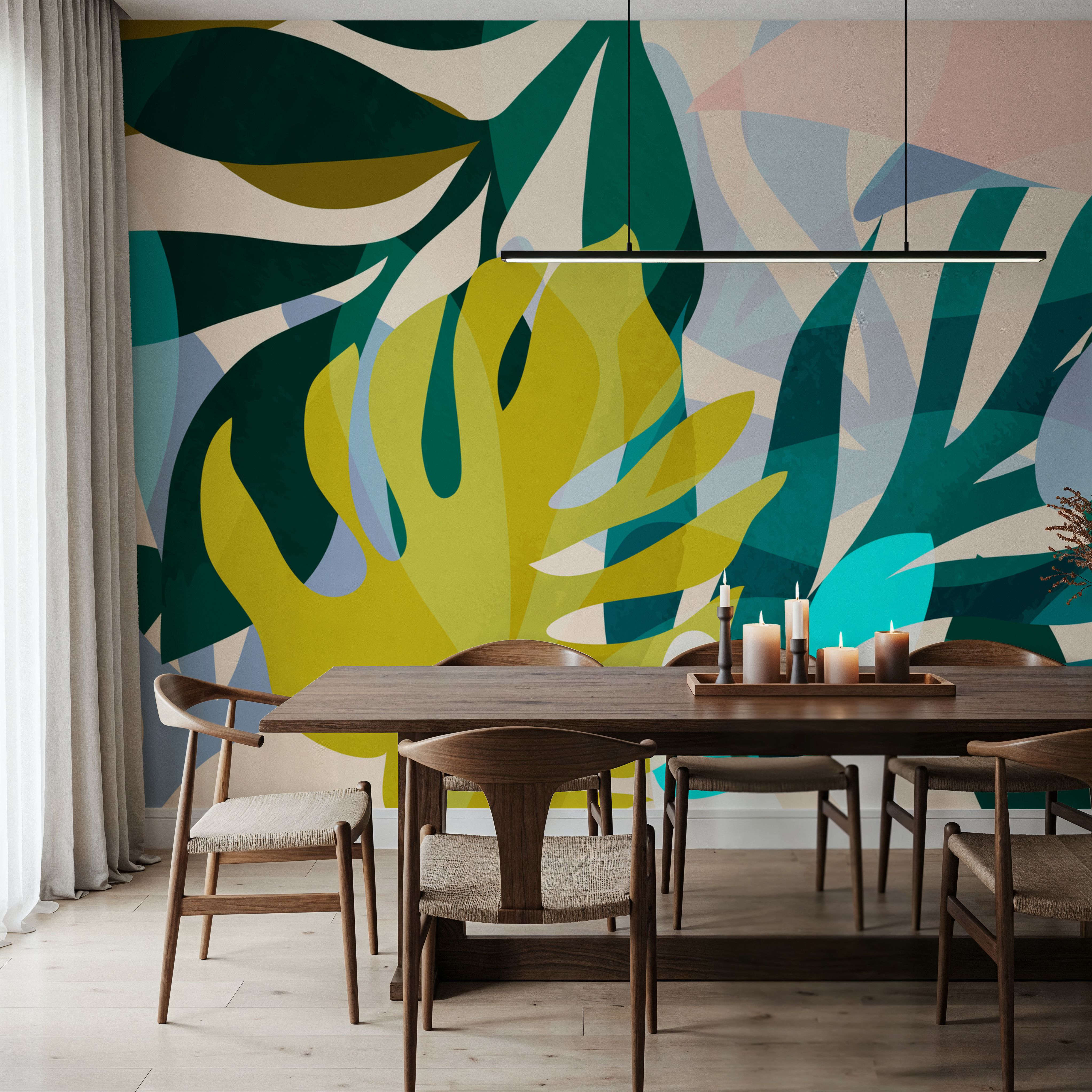 Popping Monstera Leaves