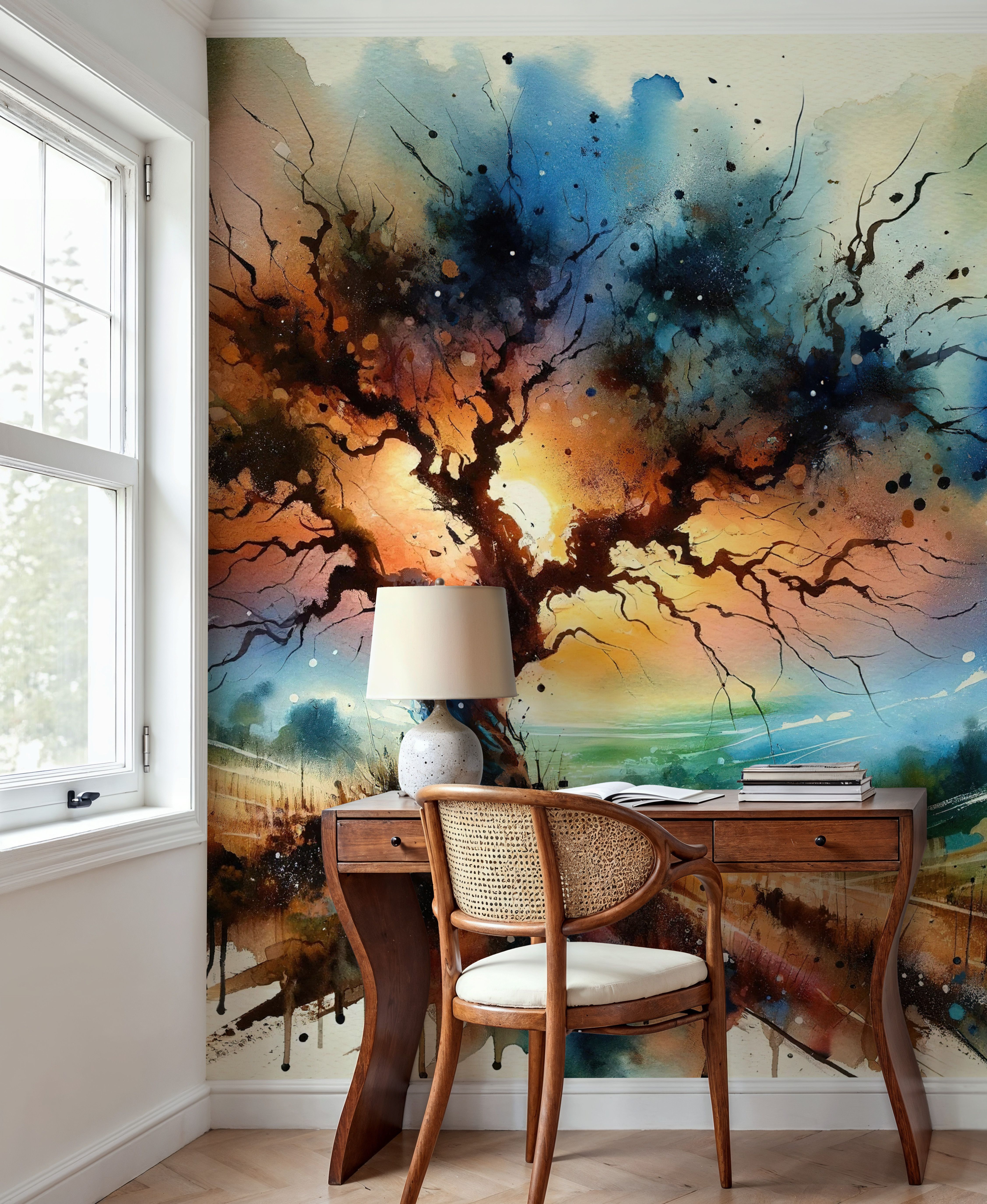 Lonely Tree Starry Night