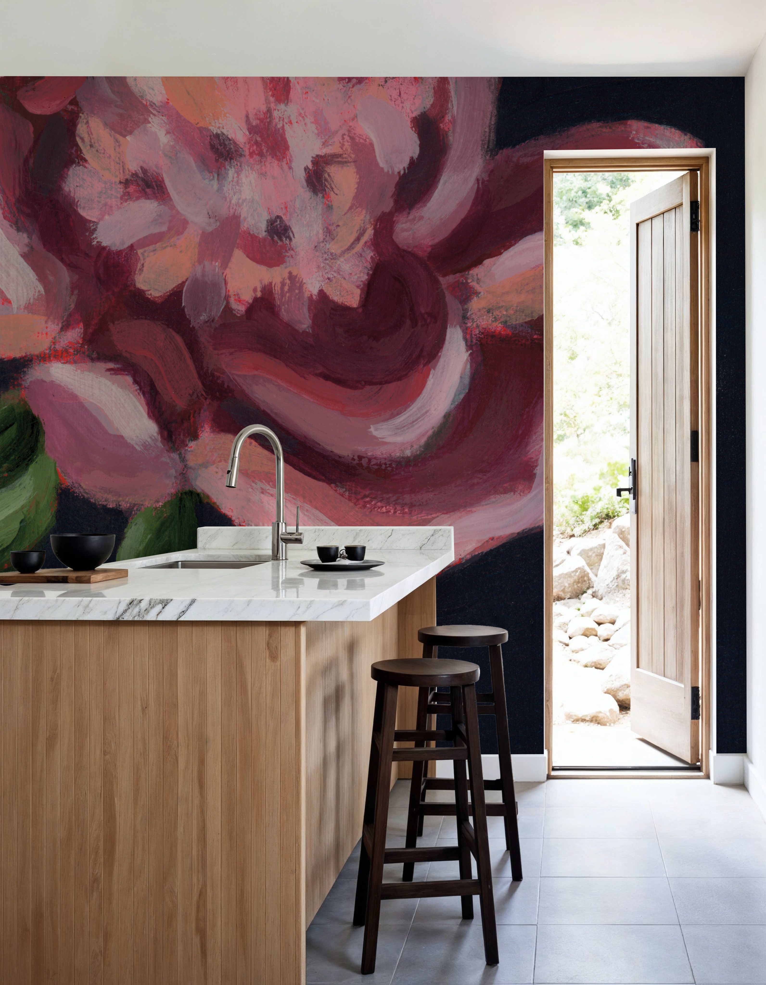 Peony in Black