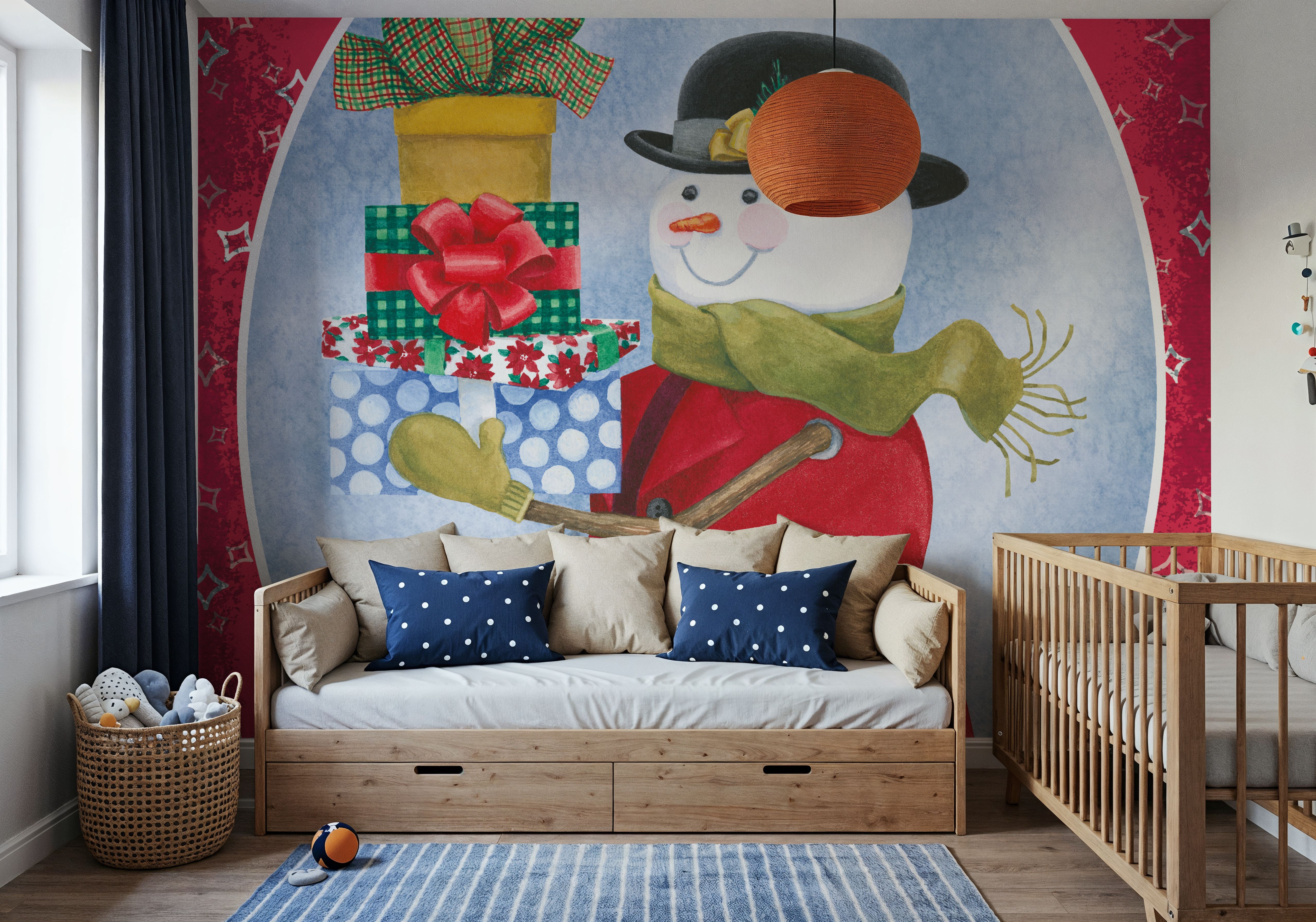 Main Street Christmas VIII, Wallpaper