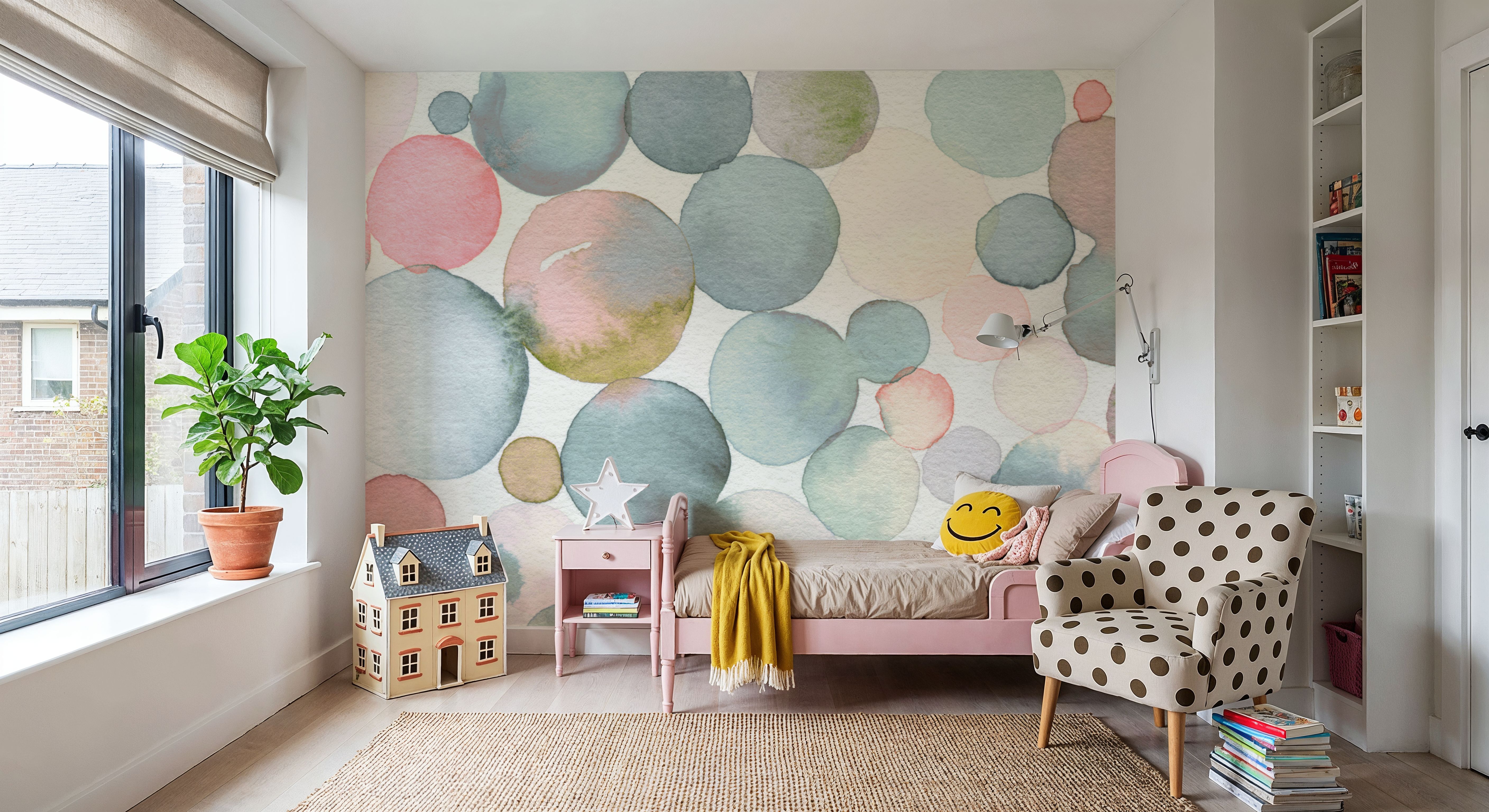 Pastel Drops, Papel de parede