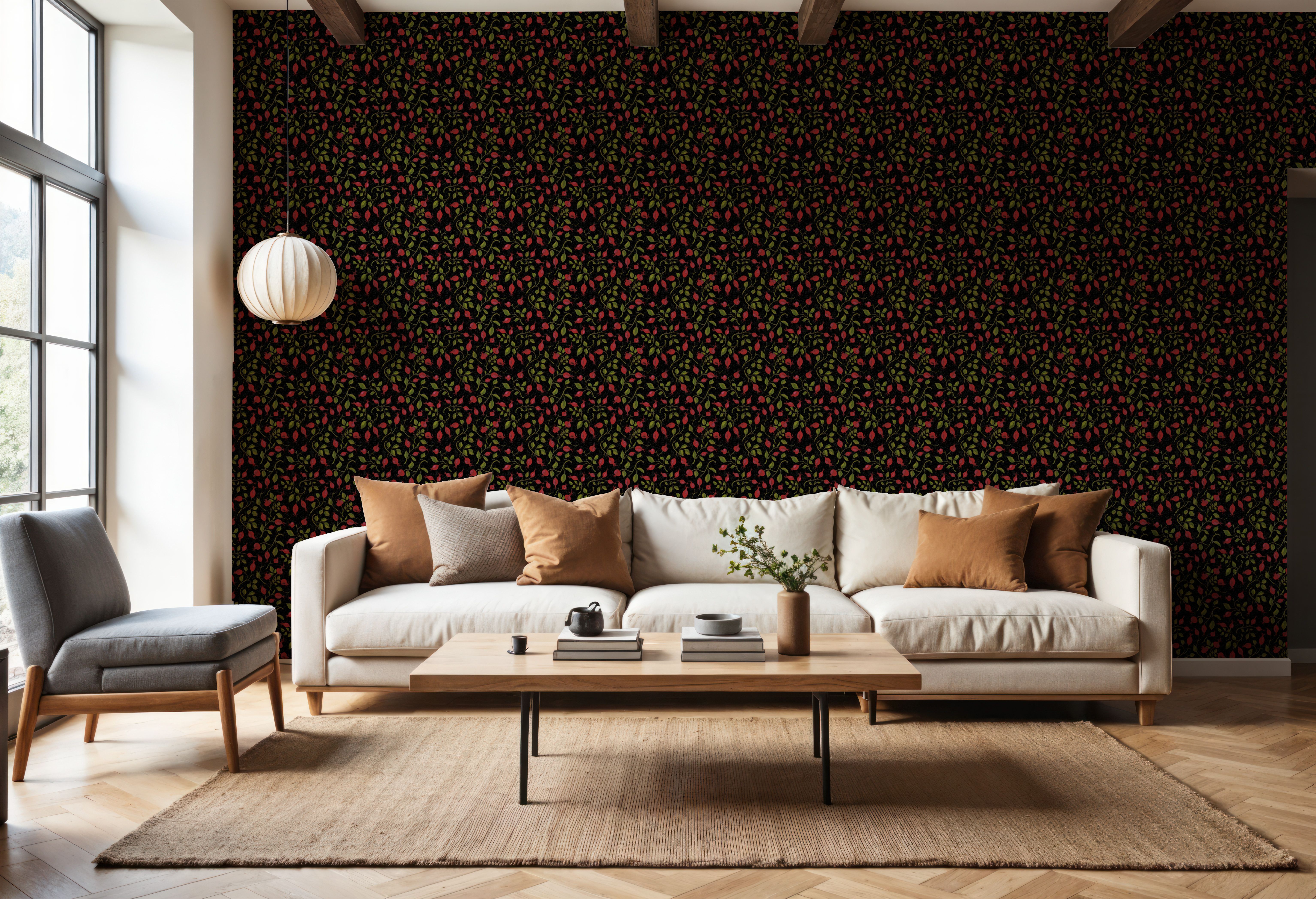 Rosehips, Coral on Liquorice