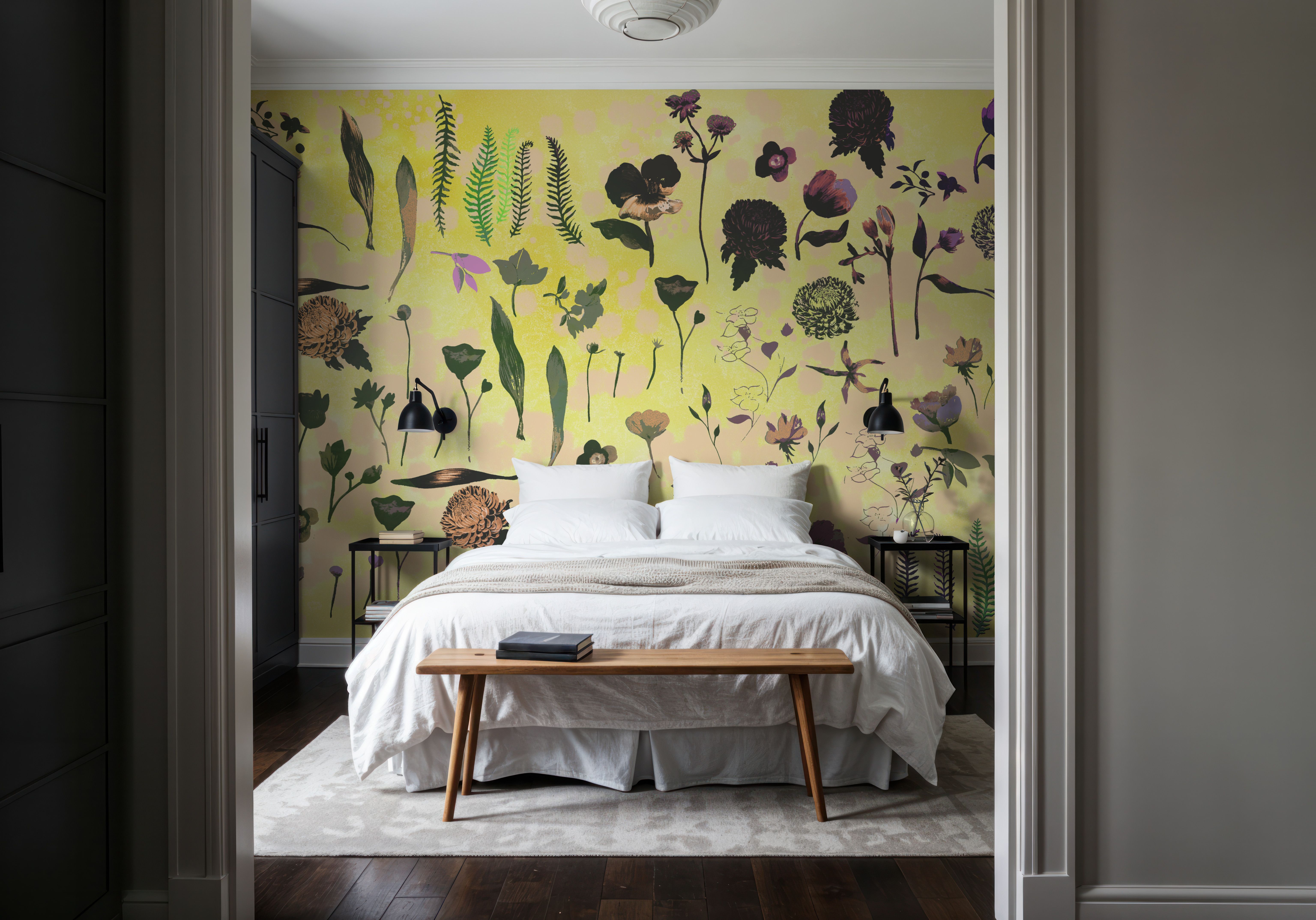 Floral Dream, Butter Yellow