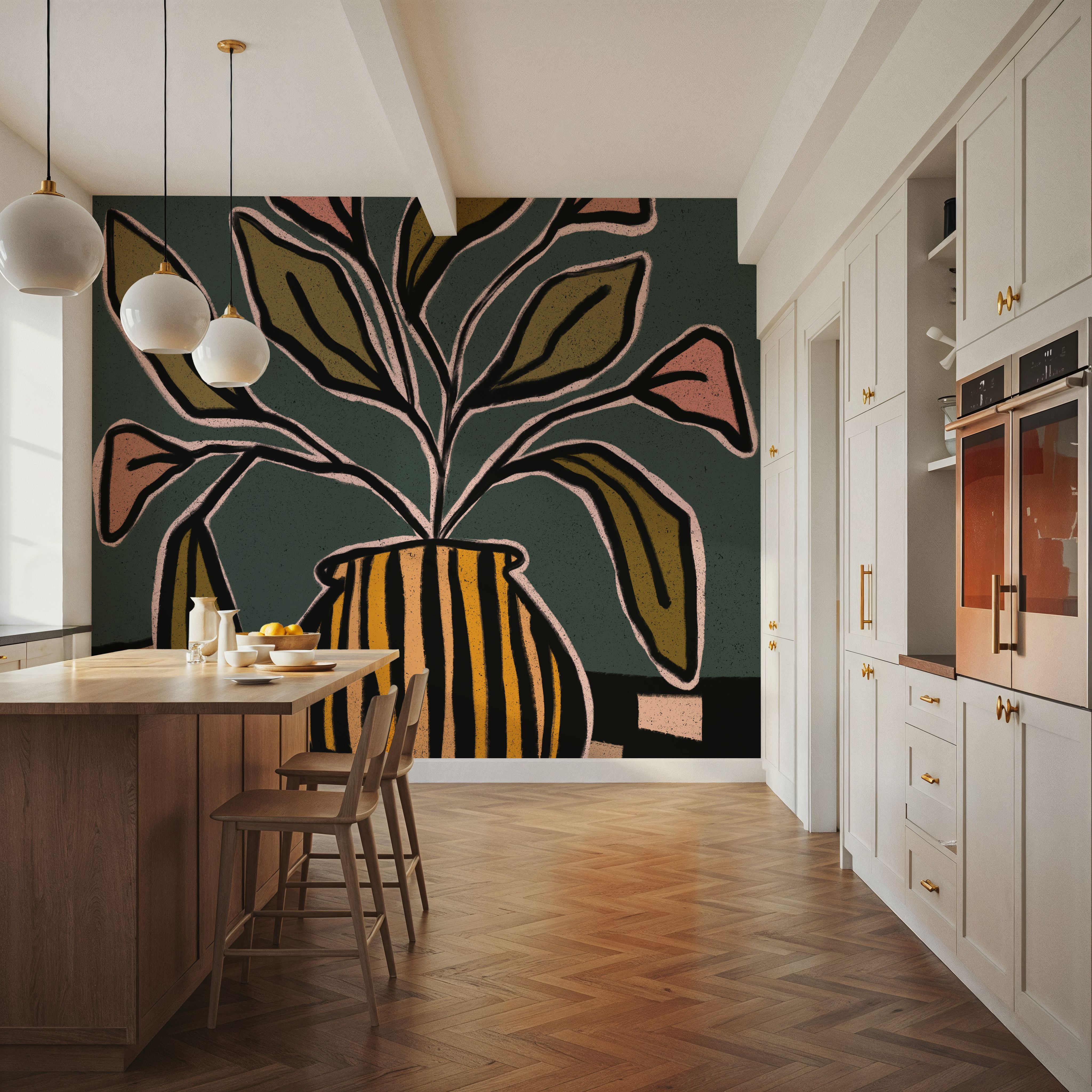 Checkerboard Floral I