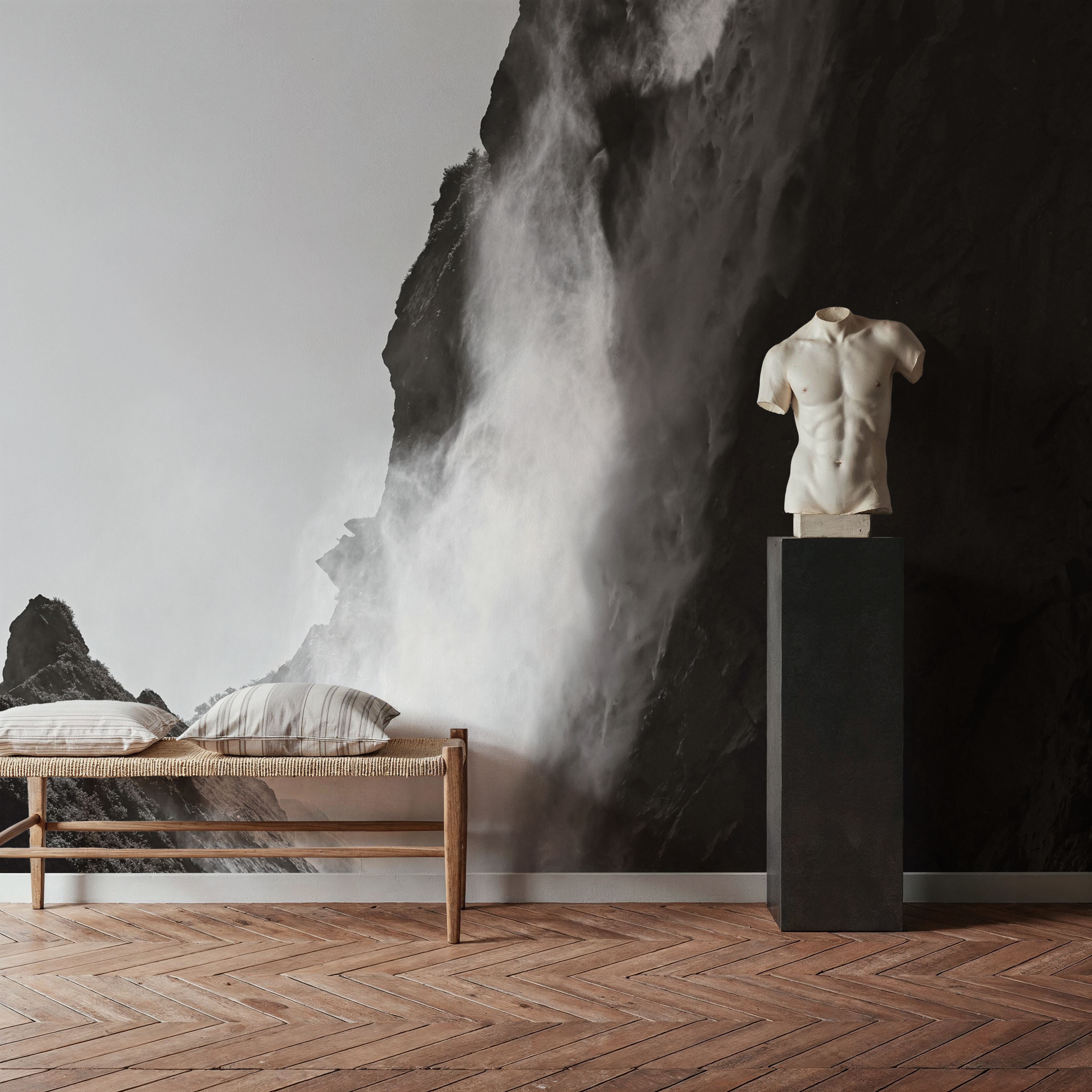 Western Brook Pond Waterfall