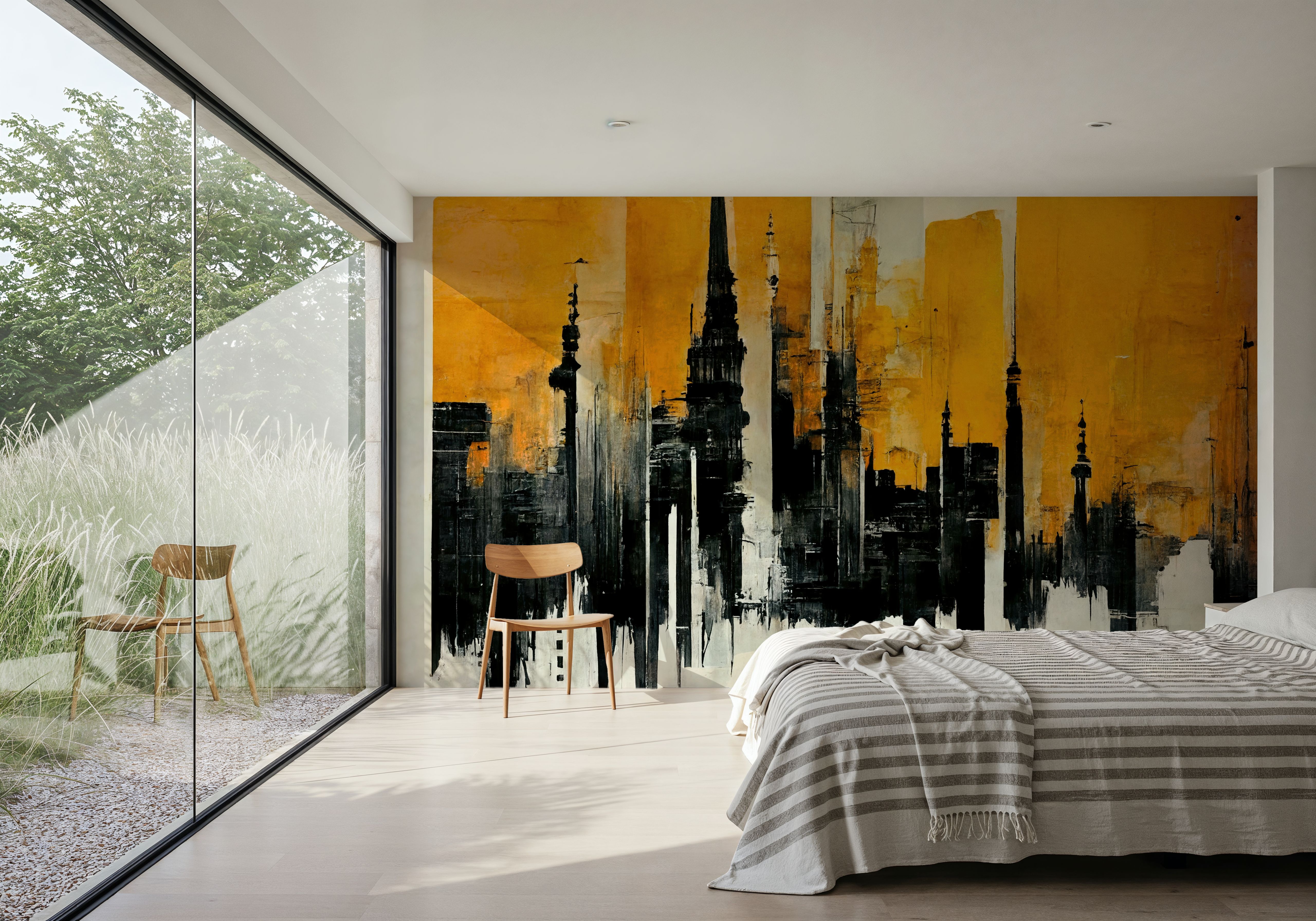 Glowing Cityscape