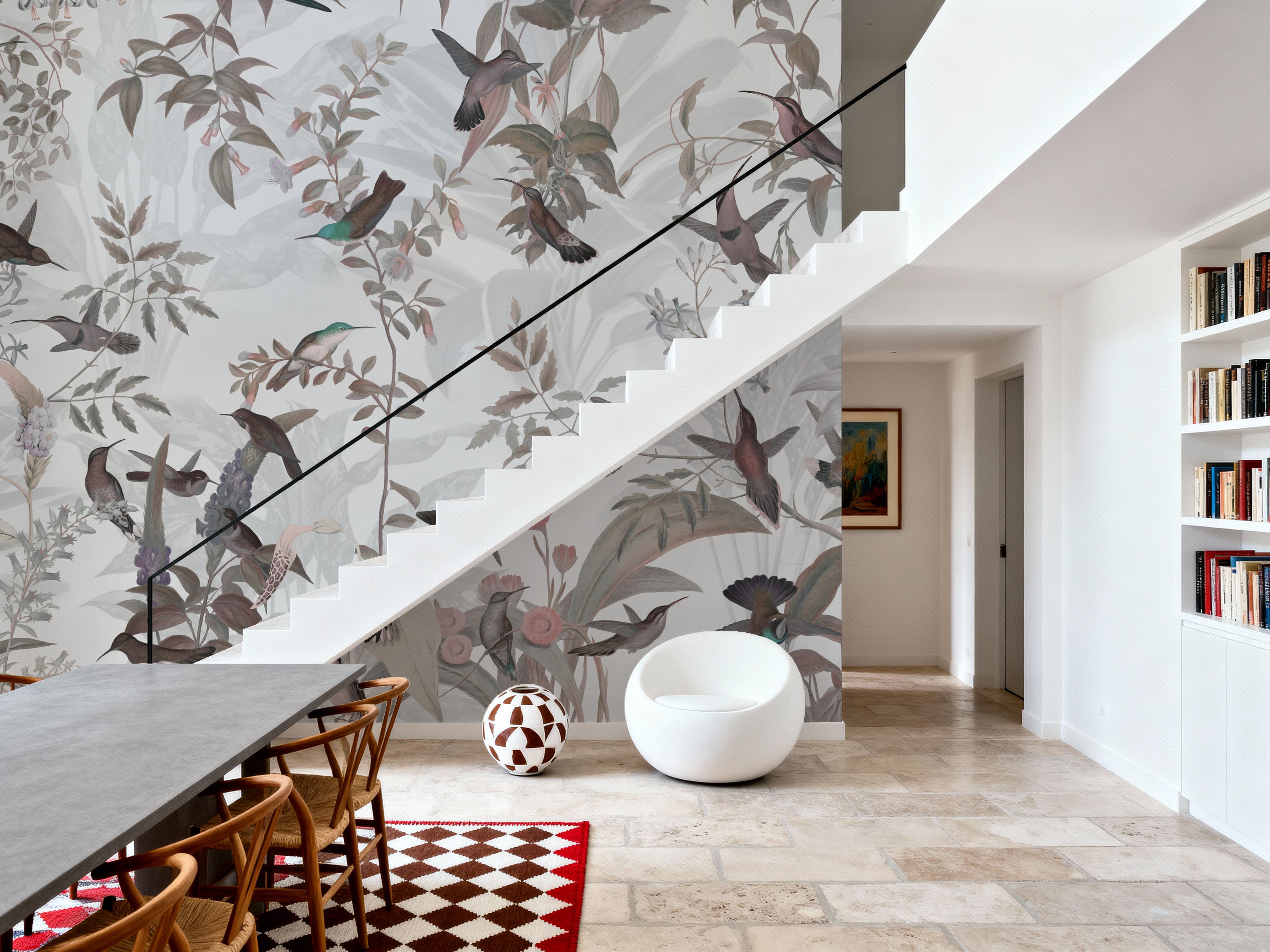 Birds Everywhere Red