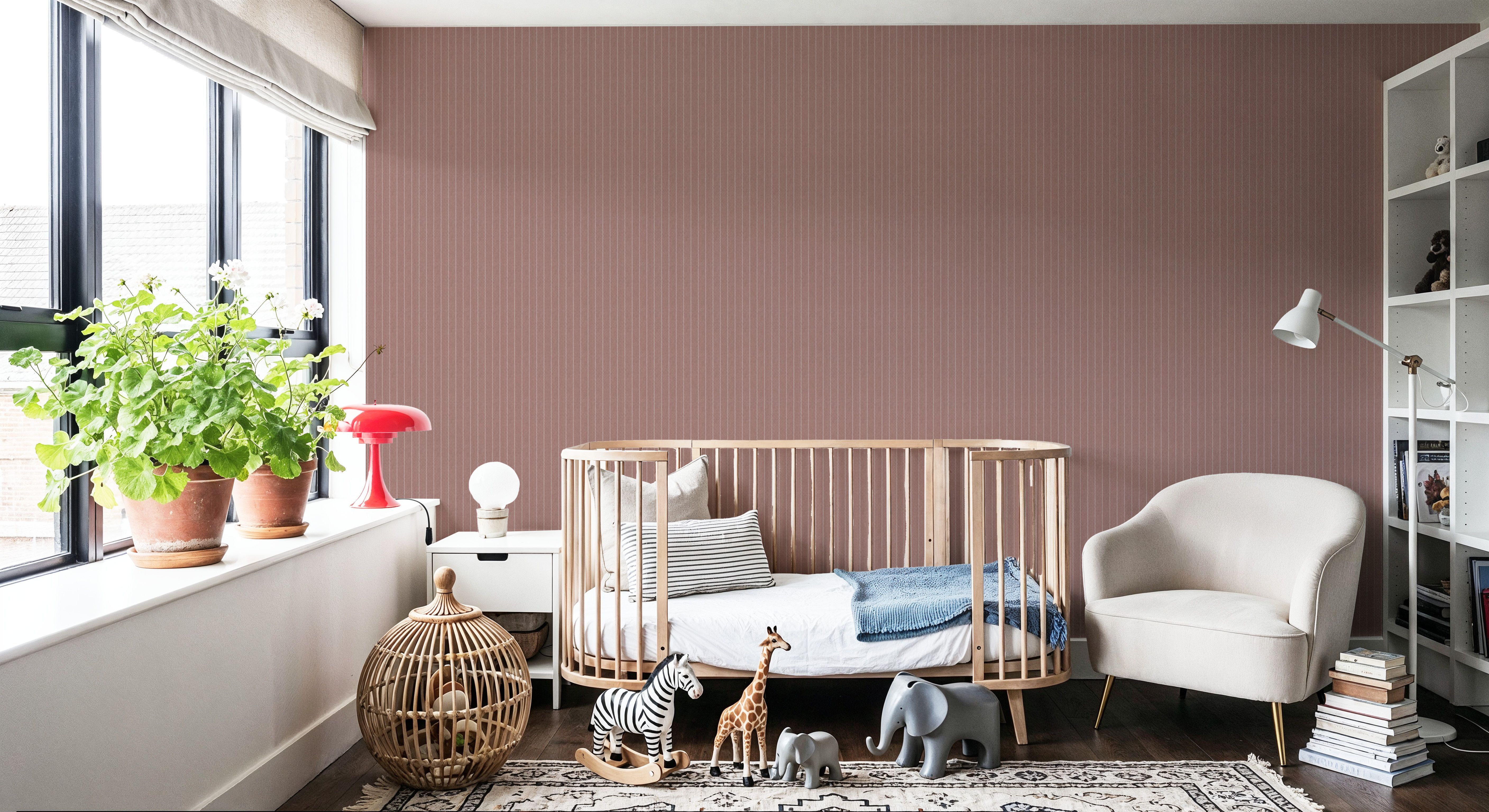 Tailor's Pin Stripe, Brick Dust
