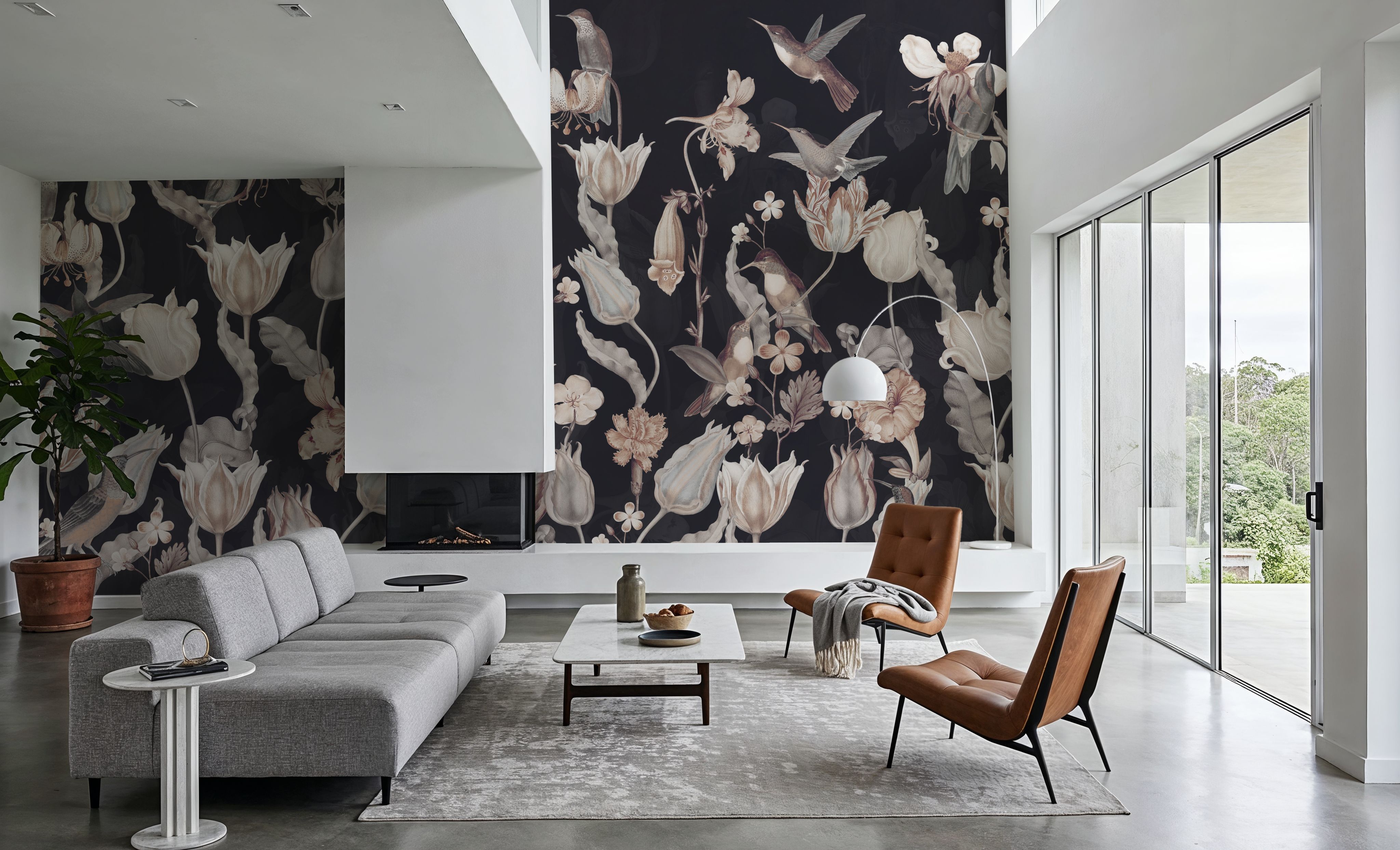 Tulips & Birds, Midnight