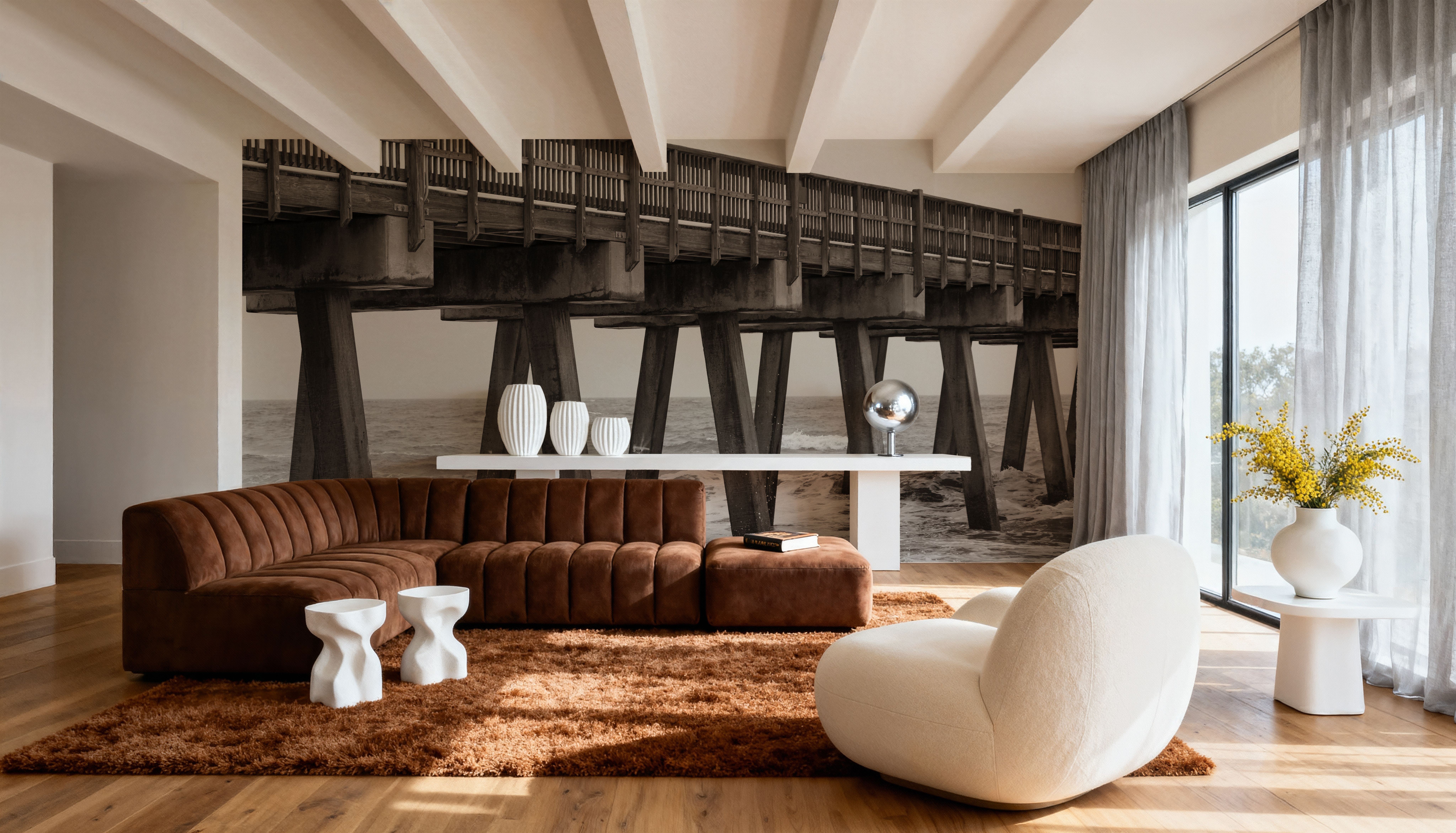 Pier Angles II, Wallpaper