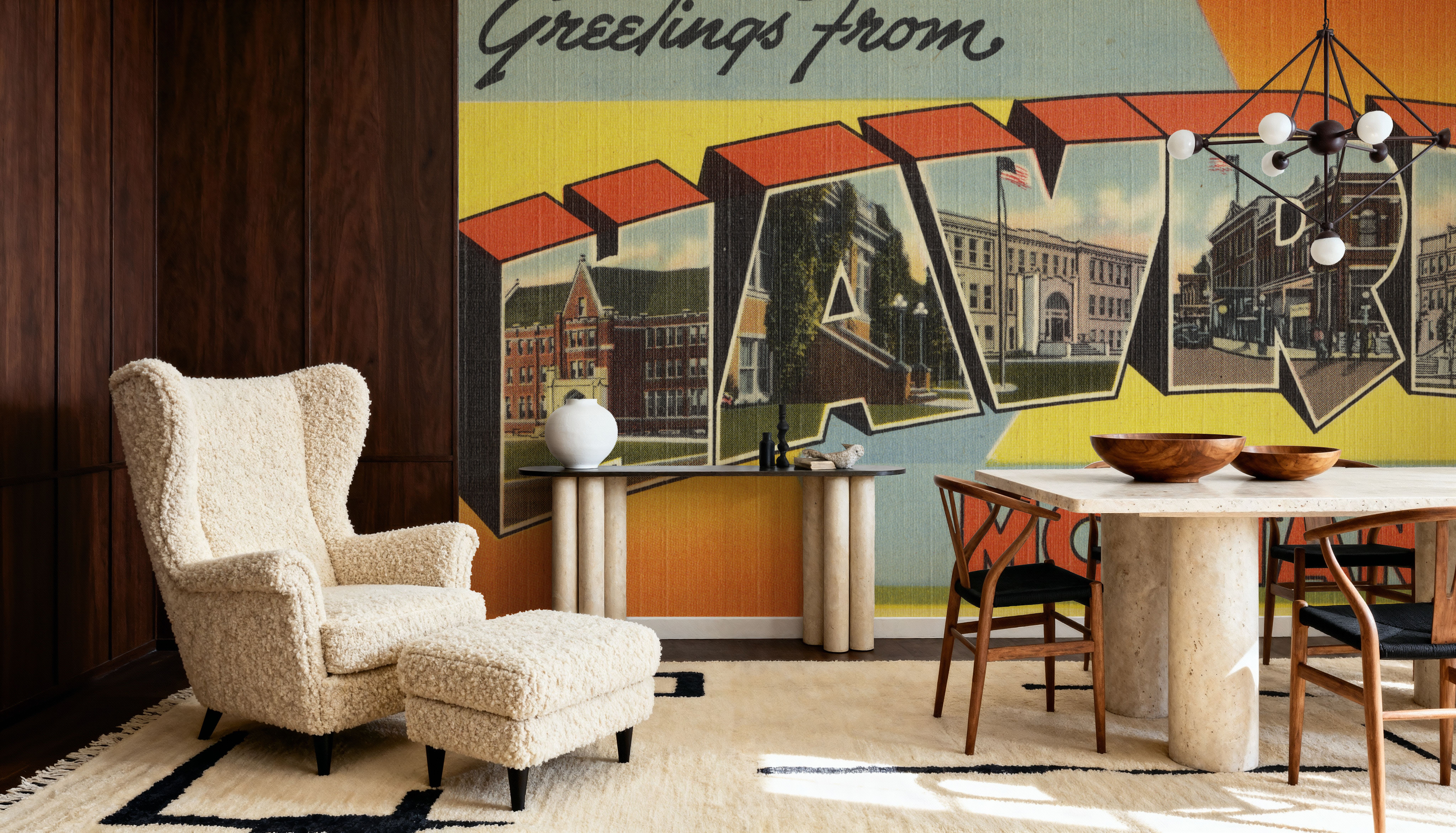 Greetings from Havre - Screenprint Postcard