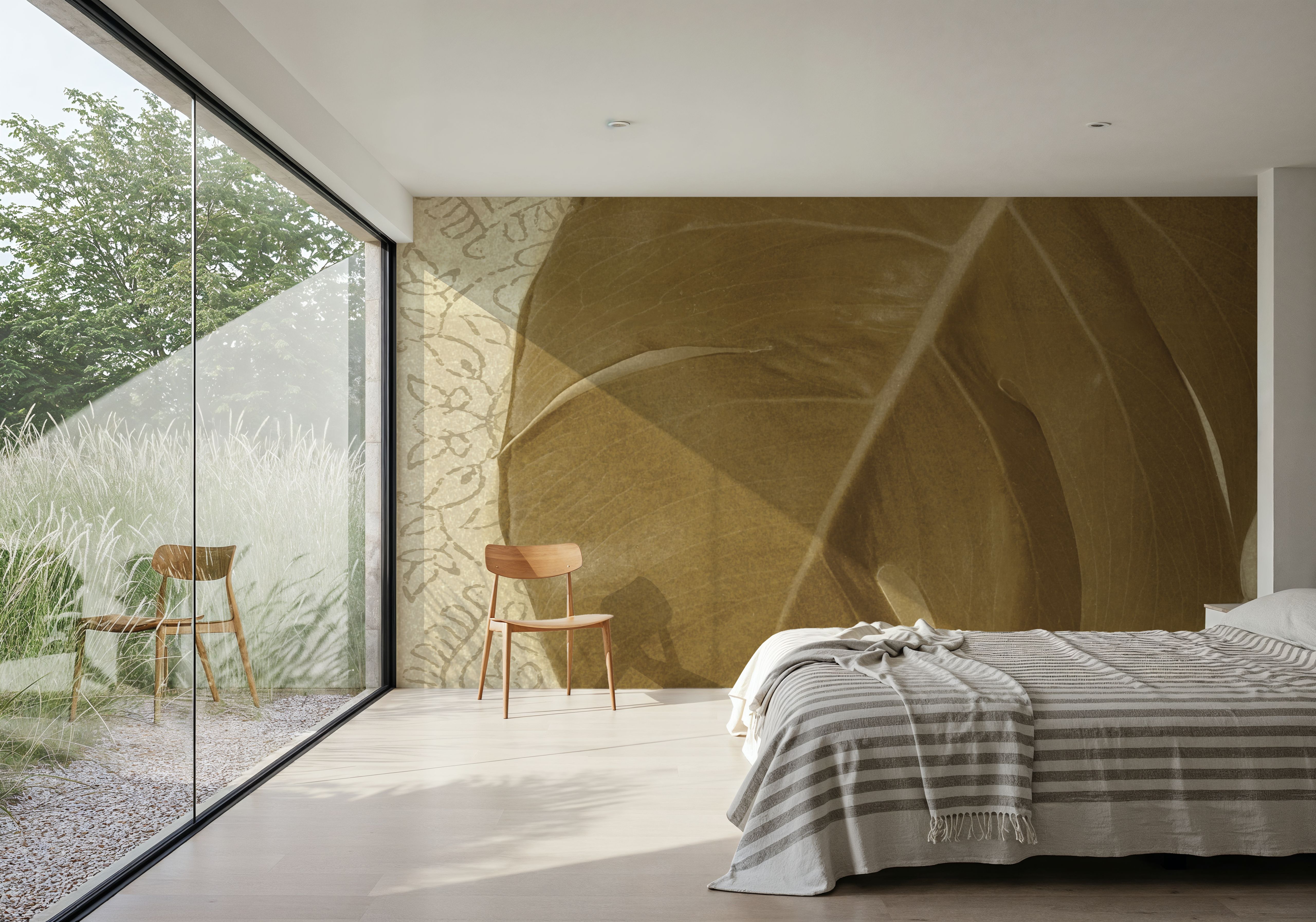 Ornate Monstera Leaf I