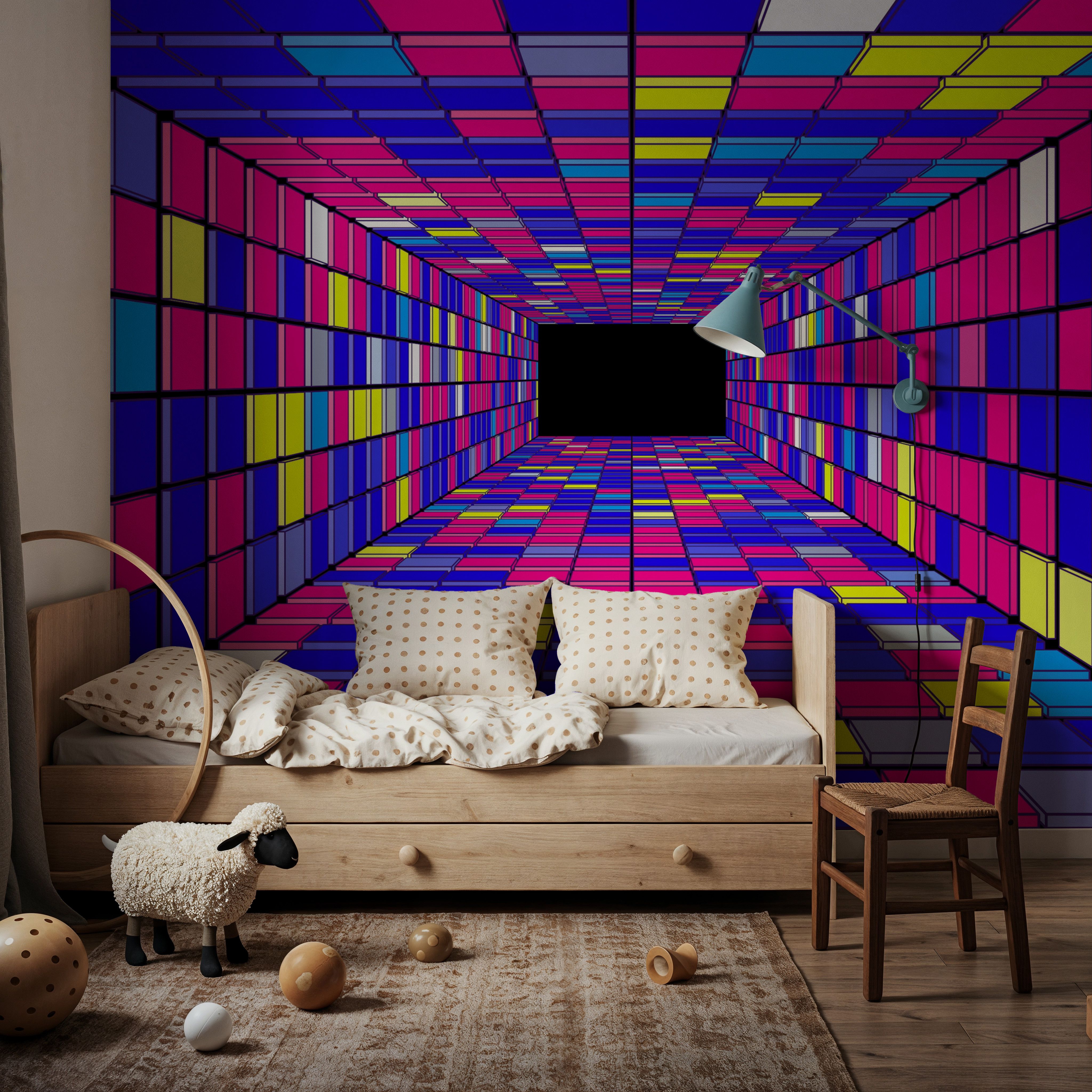 Retro Game Tunnel, Purple