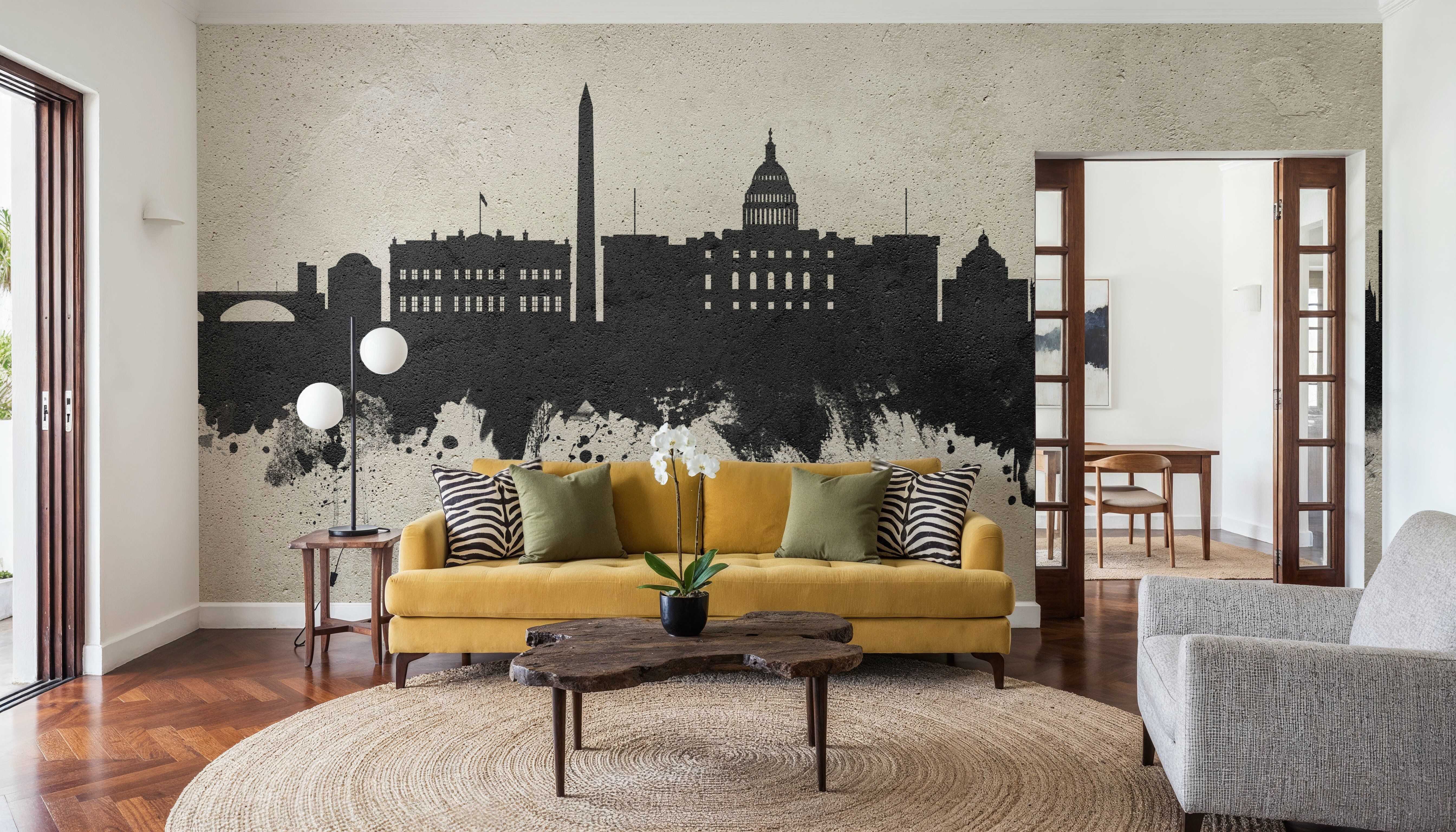 Washington DC Skyline Concrete