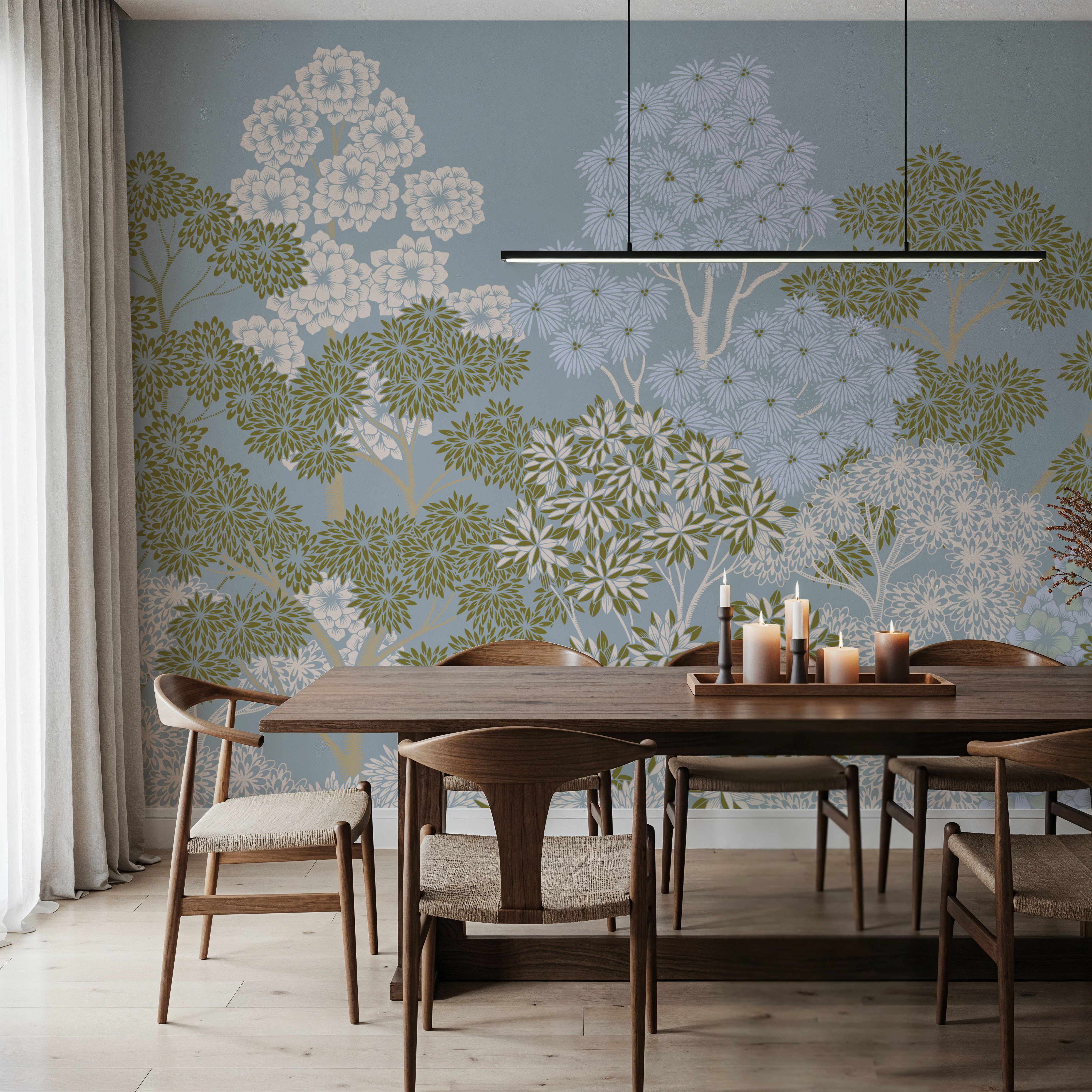 Overleaf Woodland, French Blue