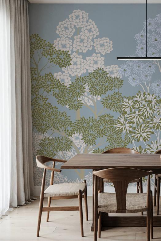 Overleaf Woodland, French Blue
