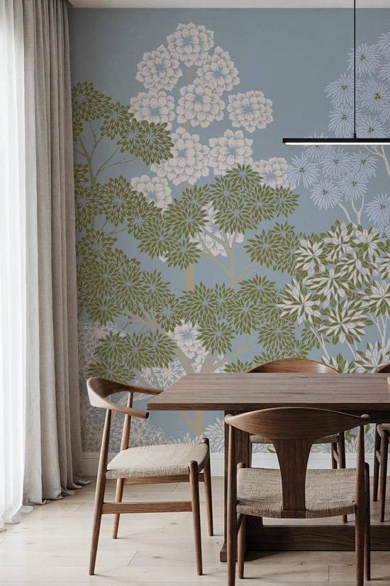Overleaf Woodland, French Blue