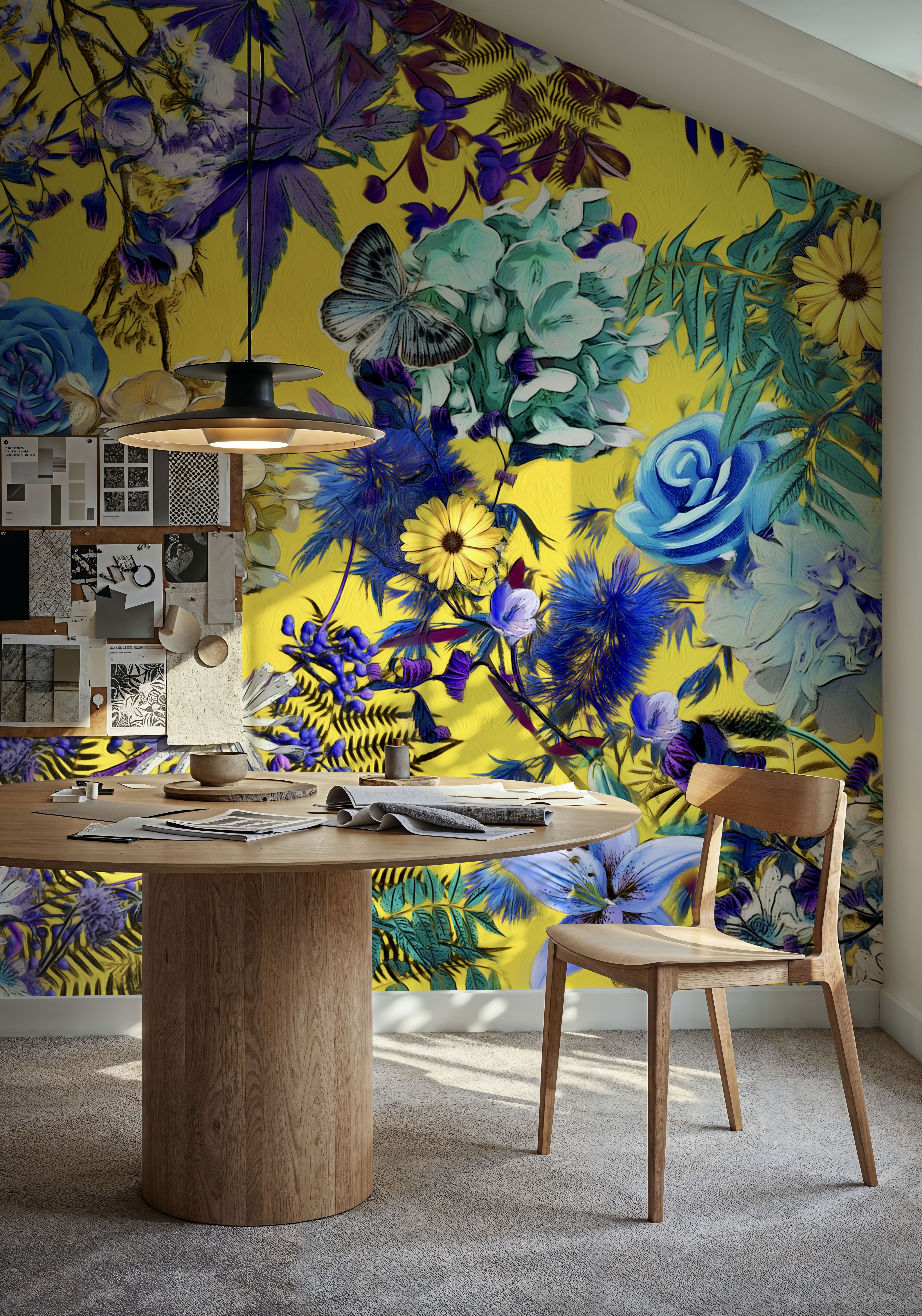 Yellow Chinoserie