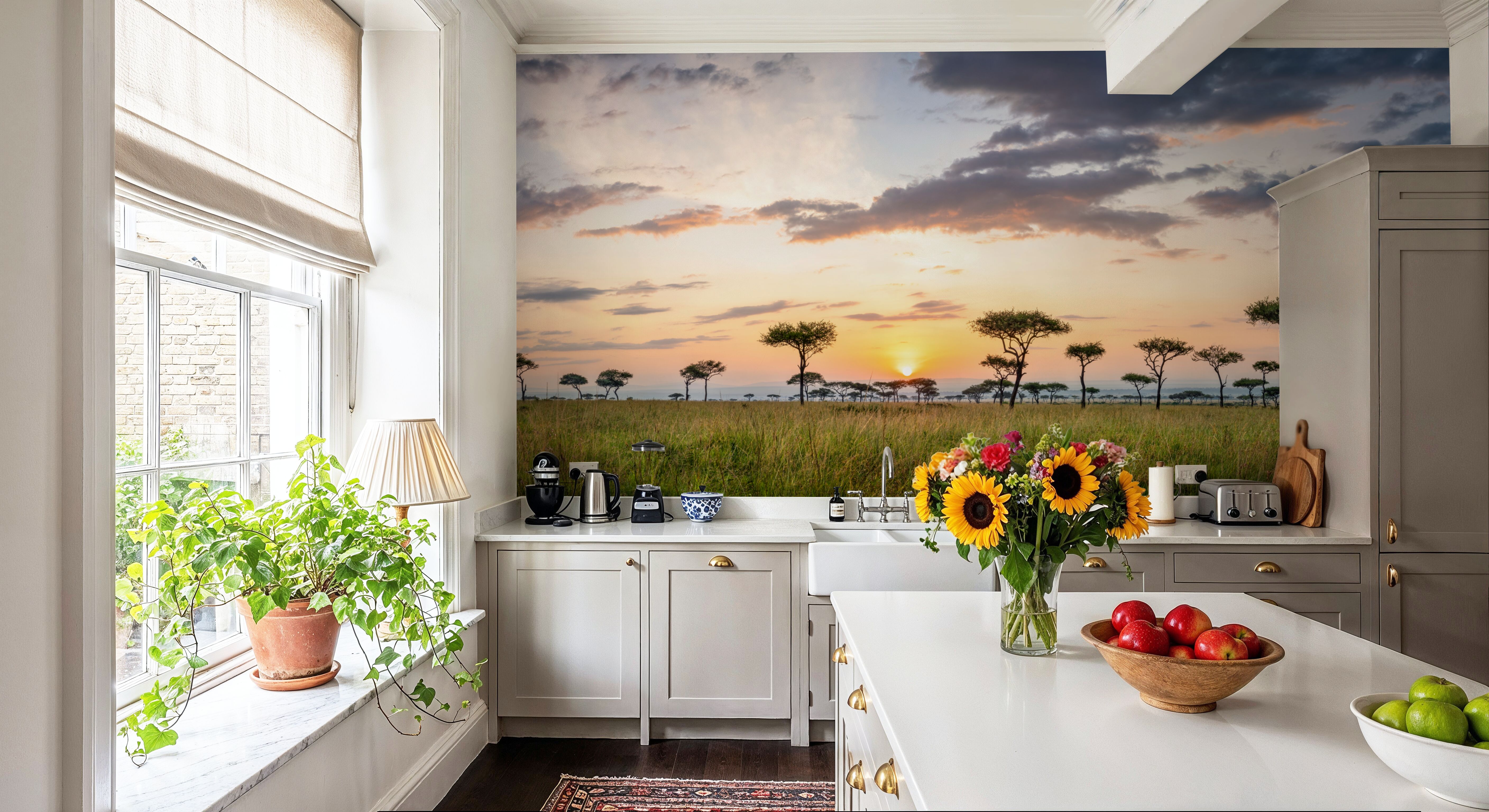 Acacia Trees Sunrise