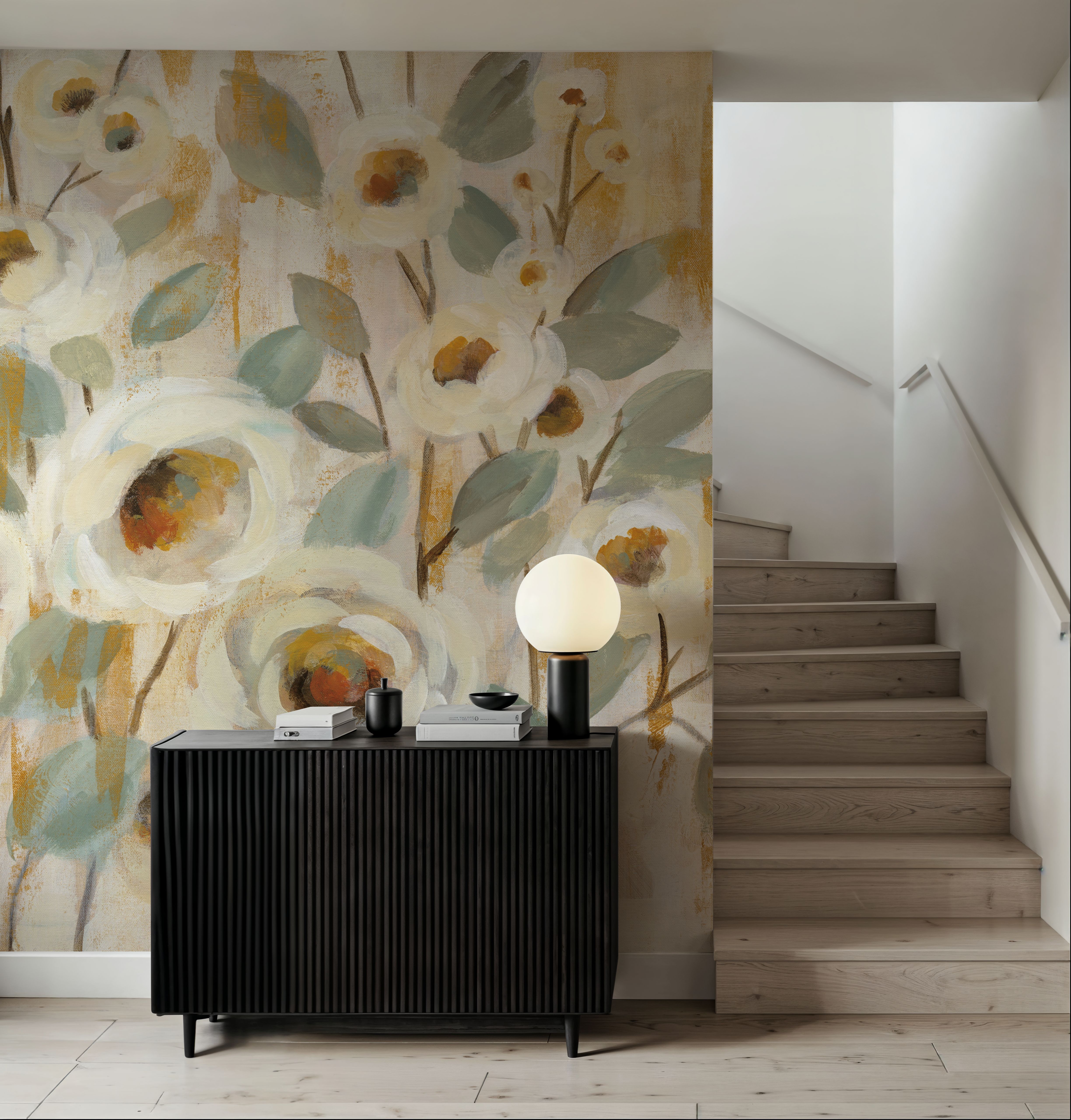 White Gold Sage on Canvas