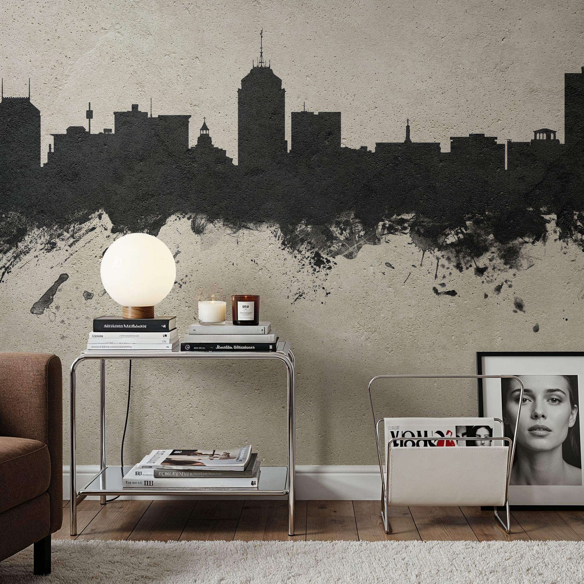 Fresno California Skyline Concrete