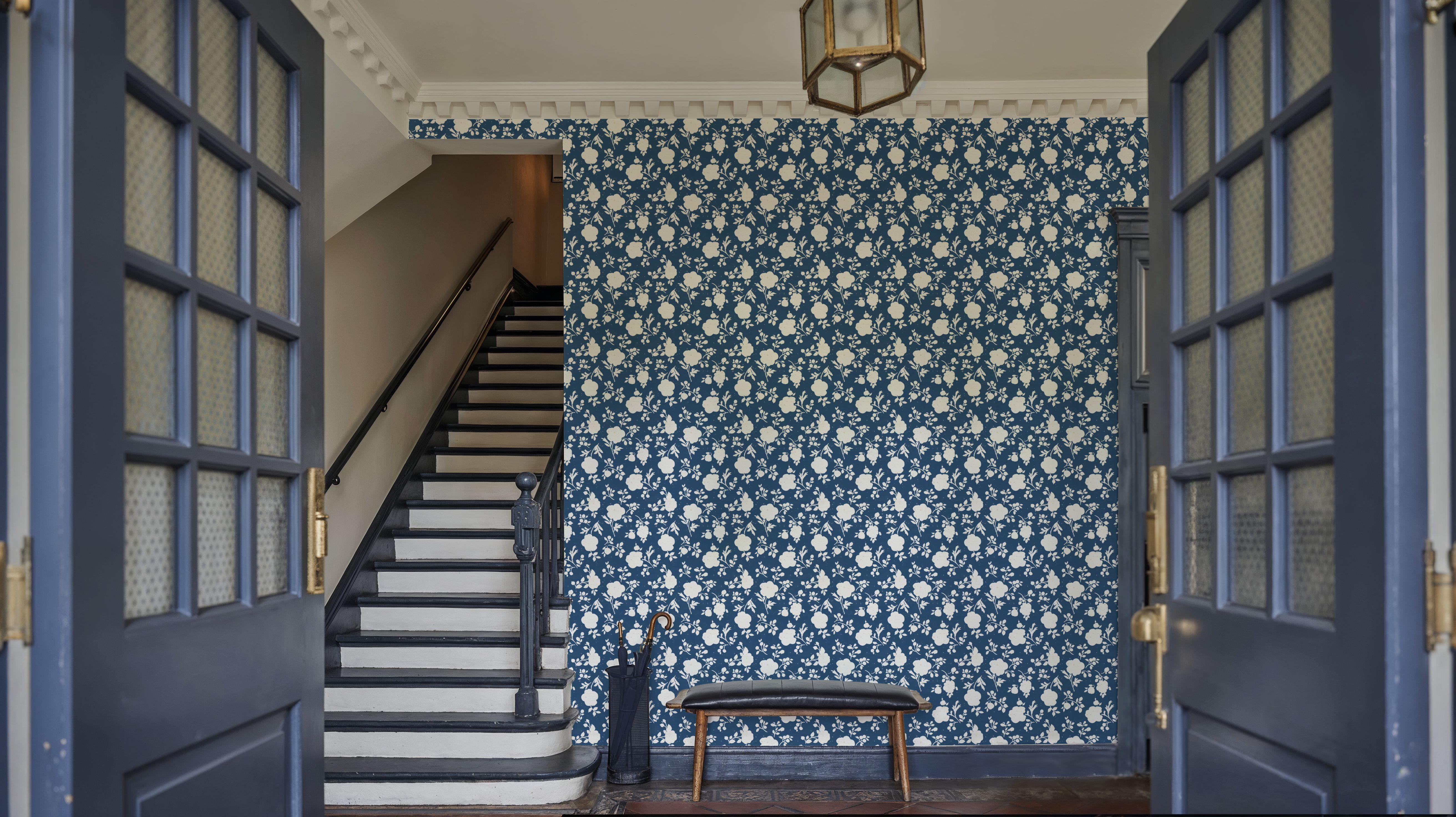 Country Flowery Blue