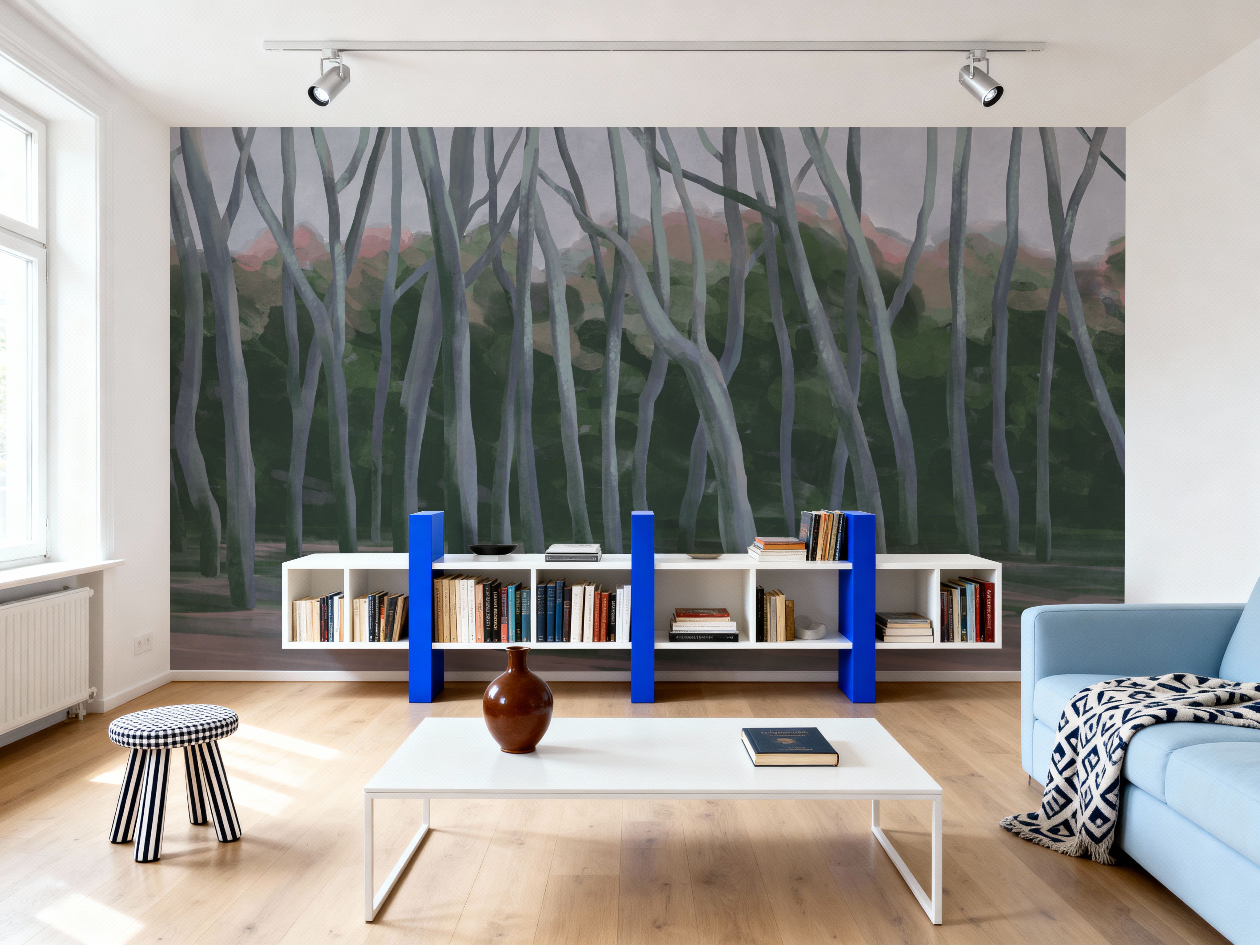 Dune Forest, Dusk, Wallpaper