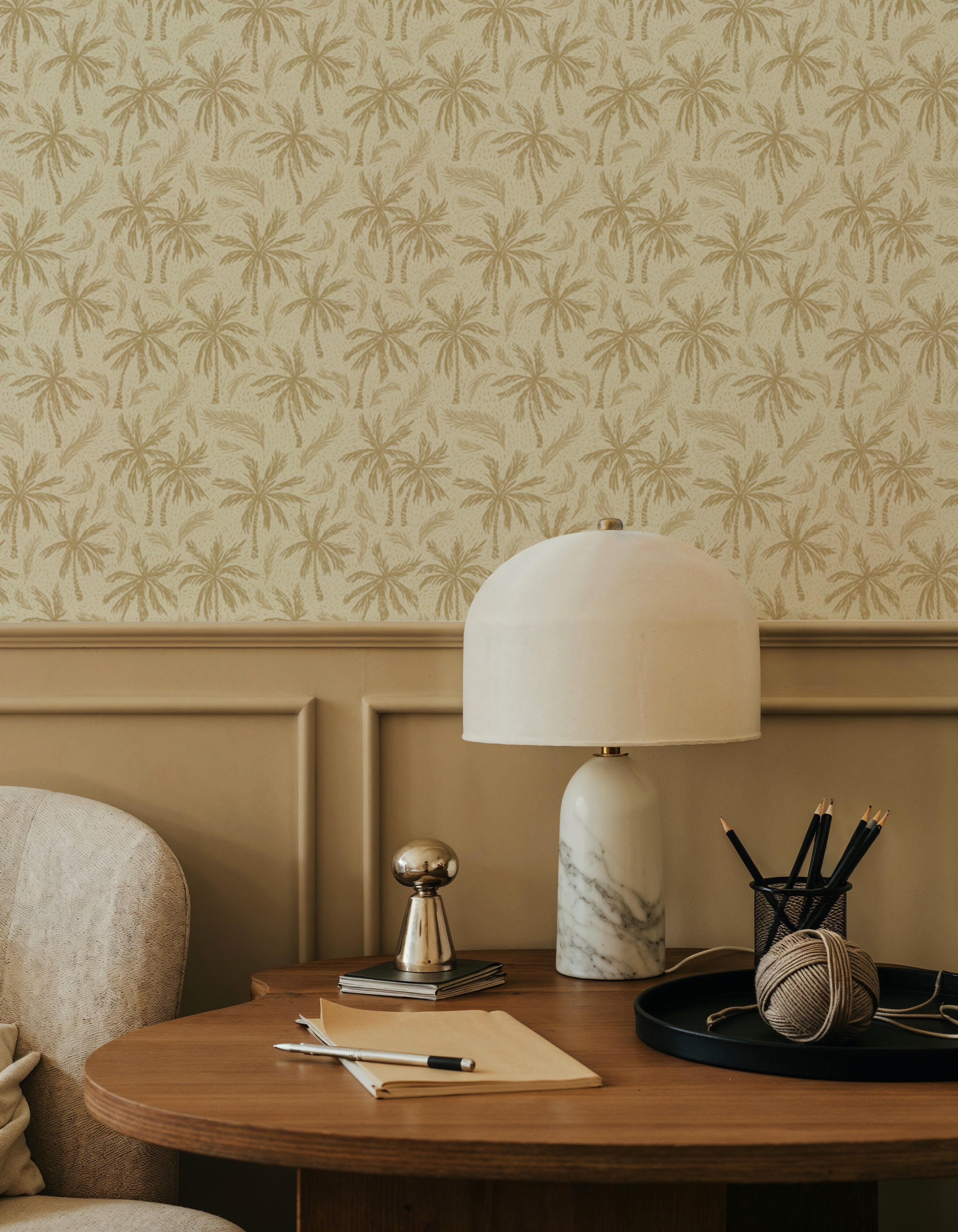 Coastal Palms, Beige