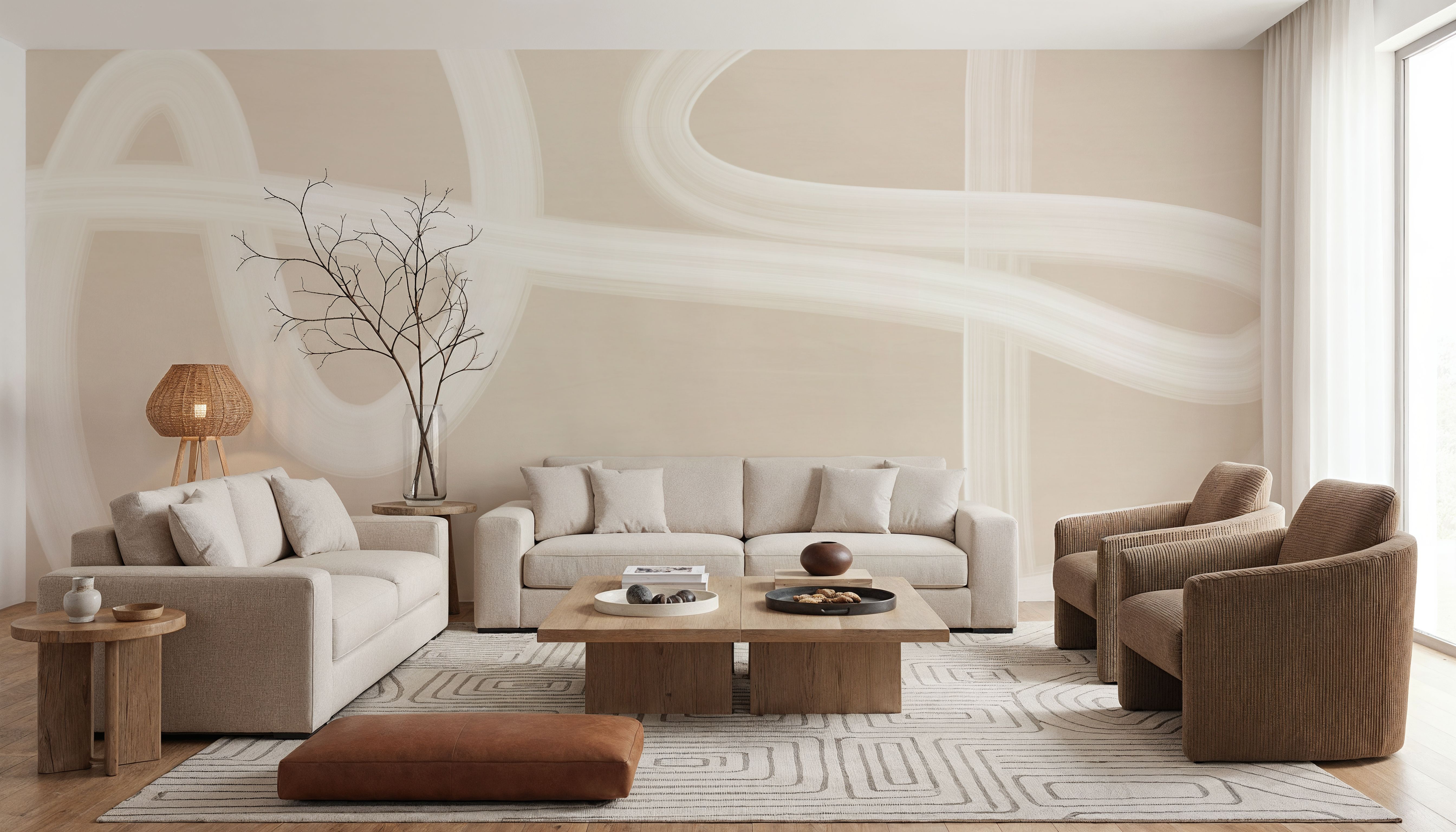 White Brush Stroke No.2